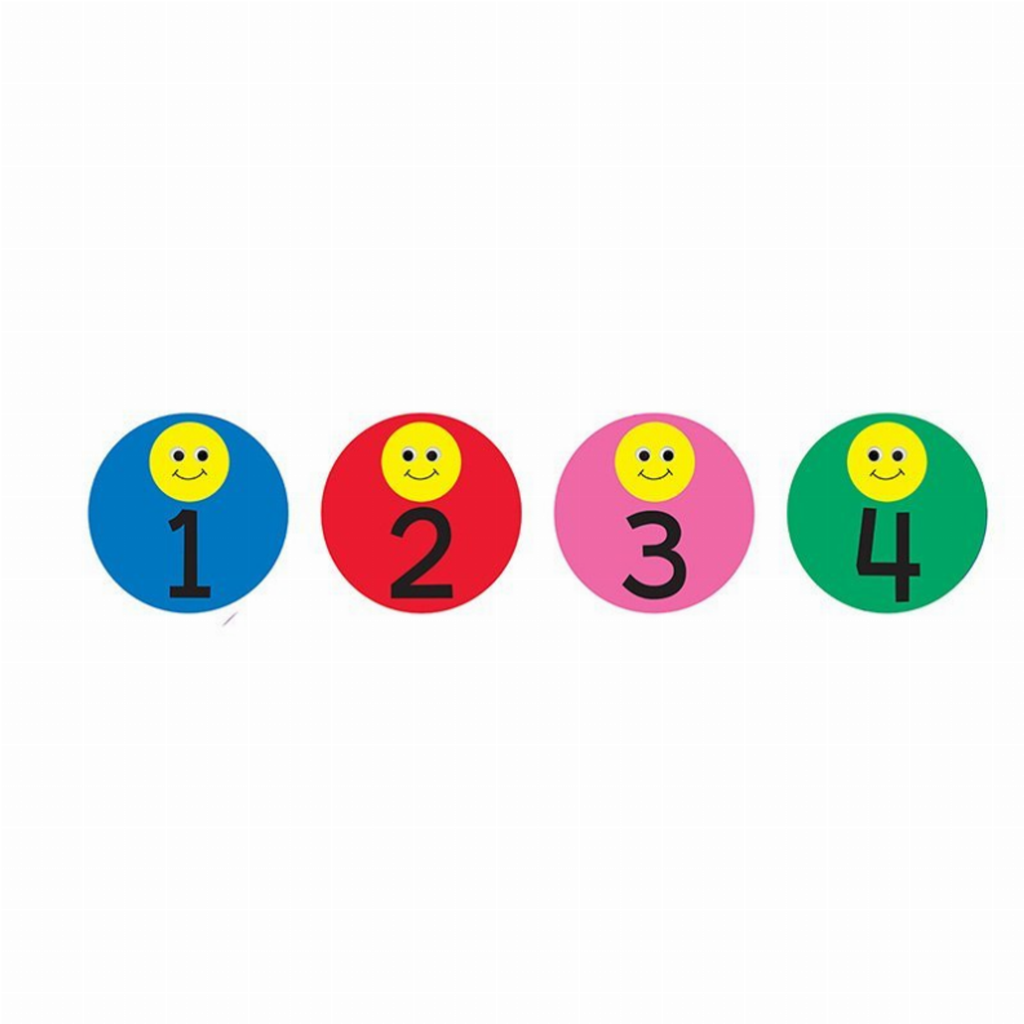 Calendar Days Cards - 31 Pack - Smiley Face - Paper - Colorful - Educational Usage