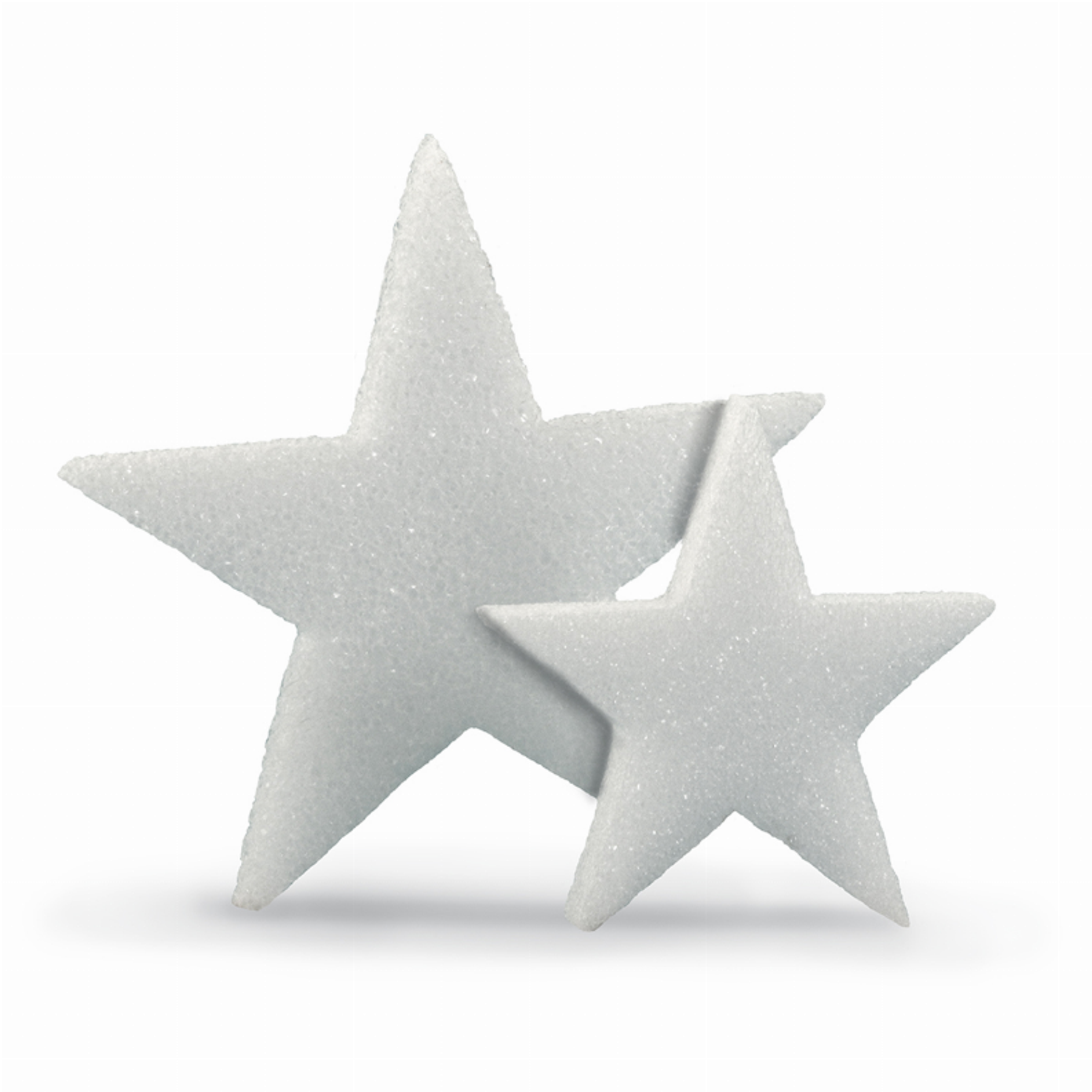 Styrofoam Pack Crafts 12 Pieces 4 Inch Stars