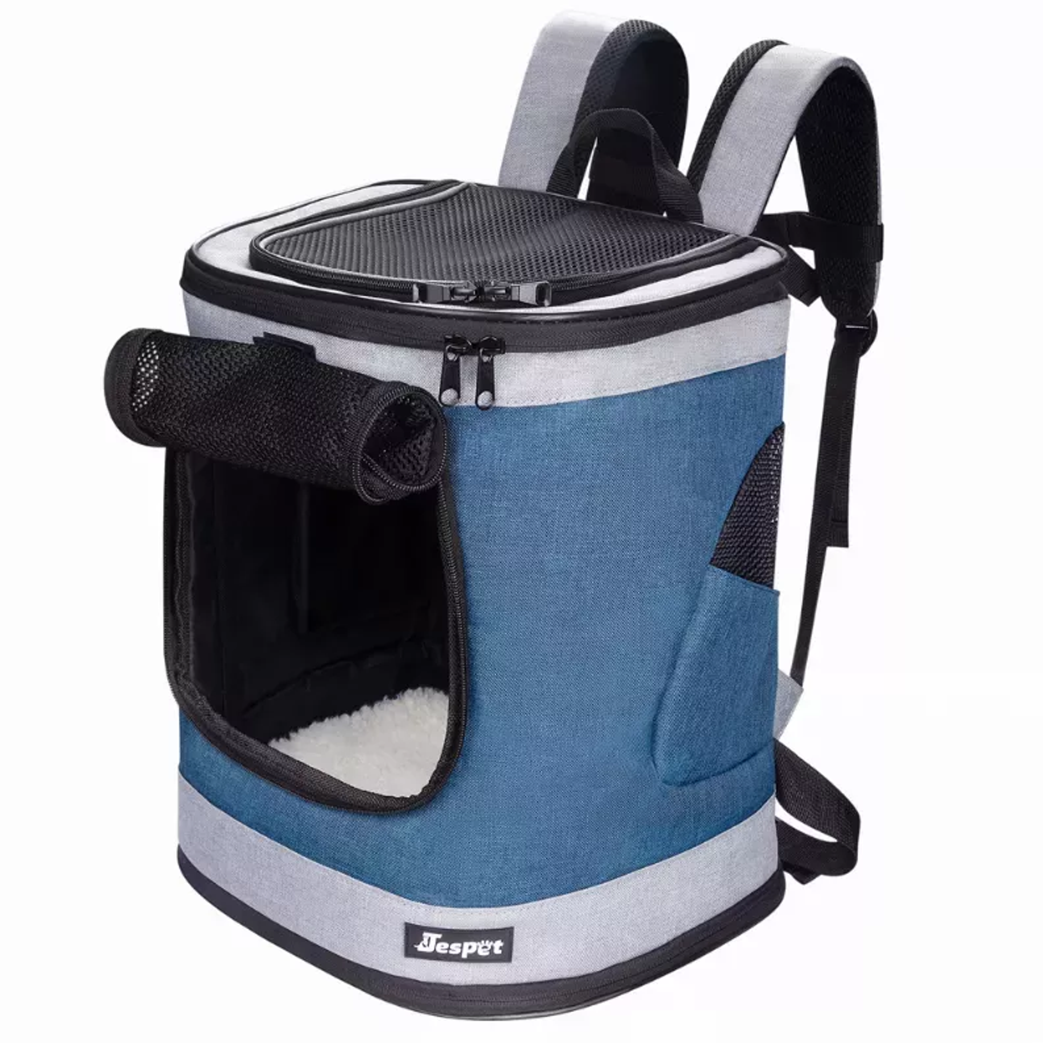 JESPET Pet Backpack Carrier for Small Dog, Puppy, Soft Carrier Backpack Ideal for Traveling, Hiking, Walking and Outdoor Activities with Family Image 1