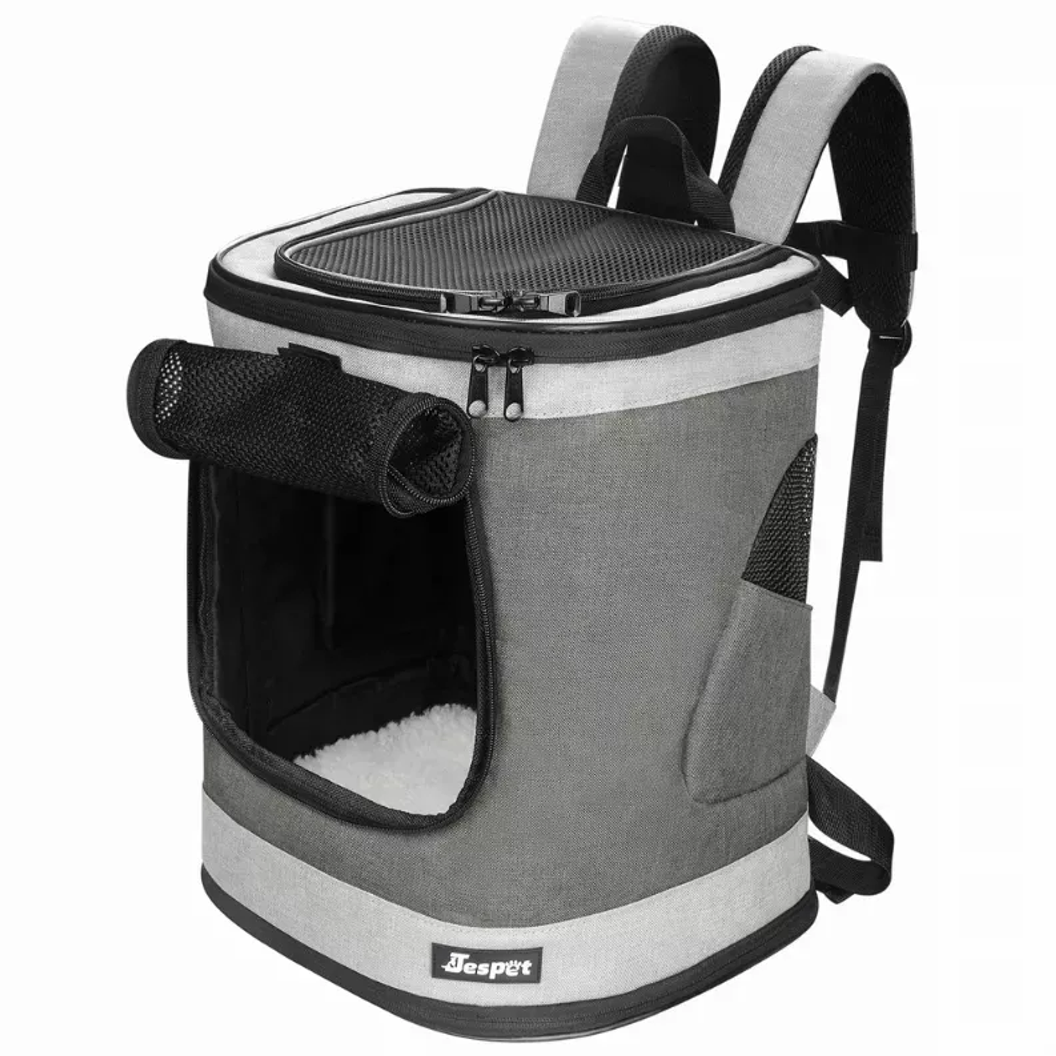 JESPET Pet Backpack Carrier for Small Dog, Puppy, Soft Carrier Backpack Ideal for Traveling, Hiking, Walking and Outdoor Activities with Family Image 1