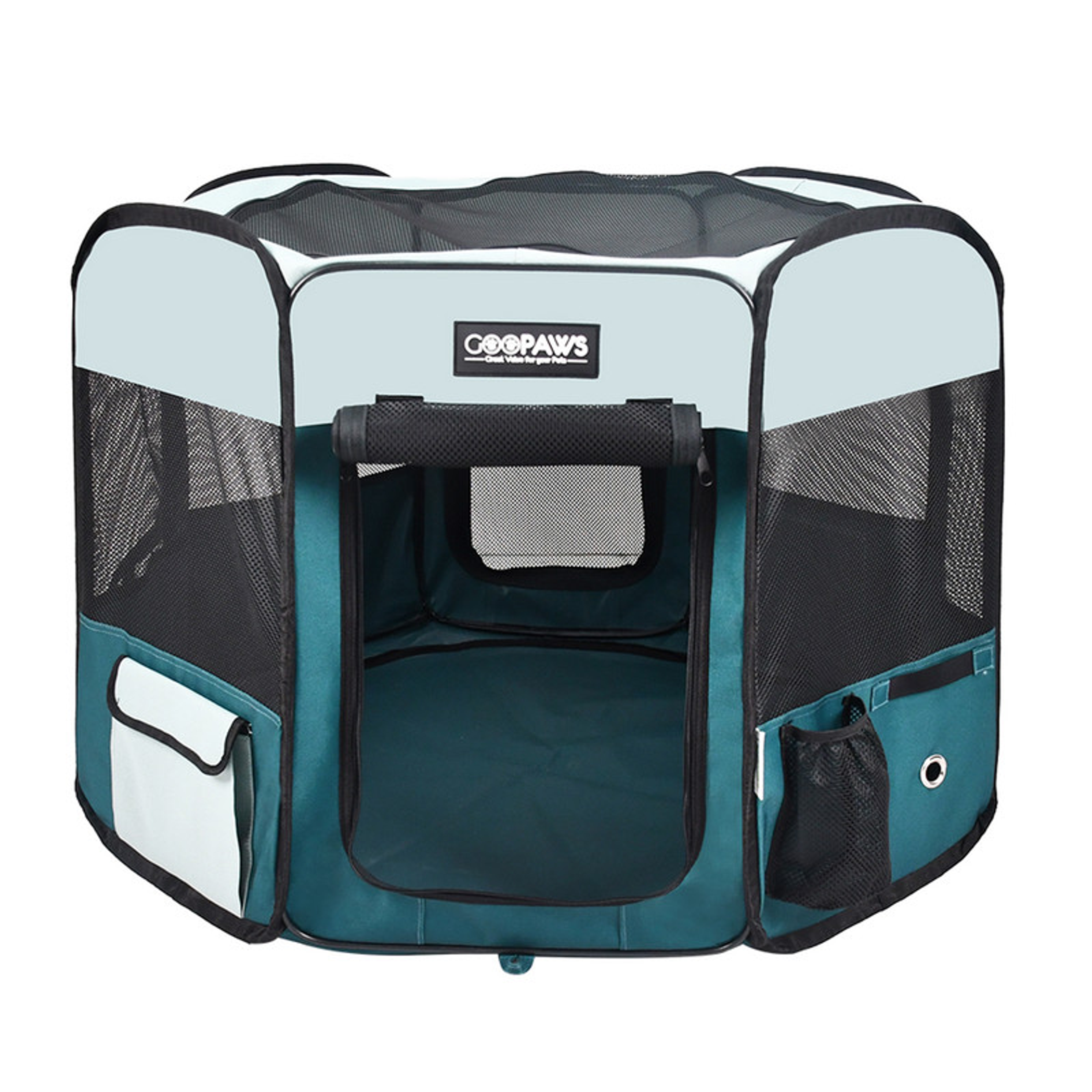 GOOPAWS Soft-Sided Dog & Cat Playpen 61