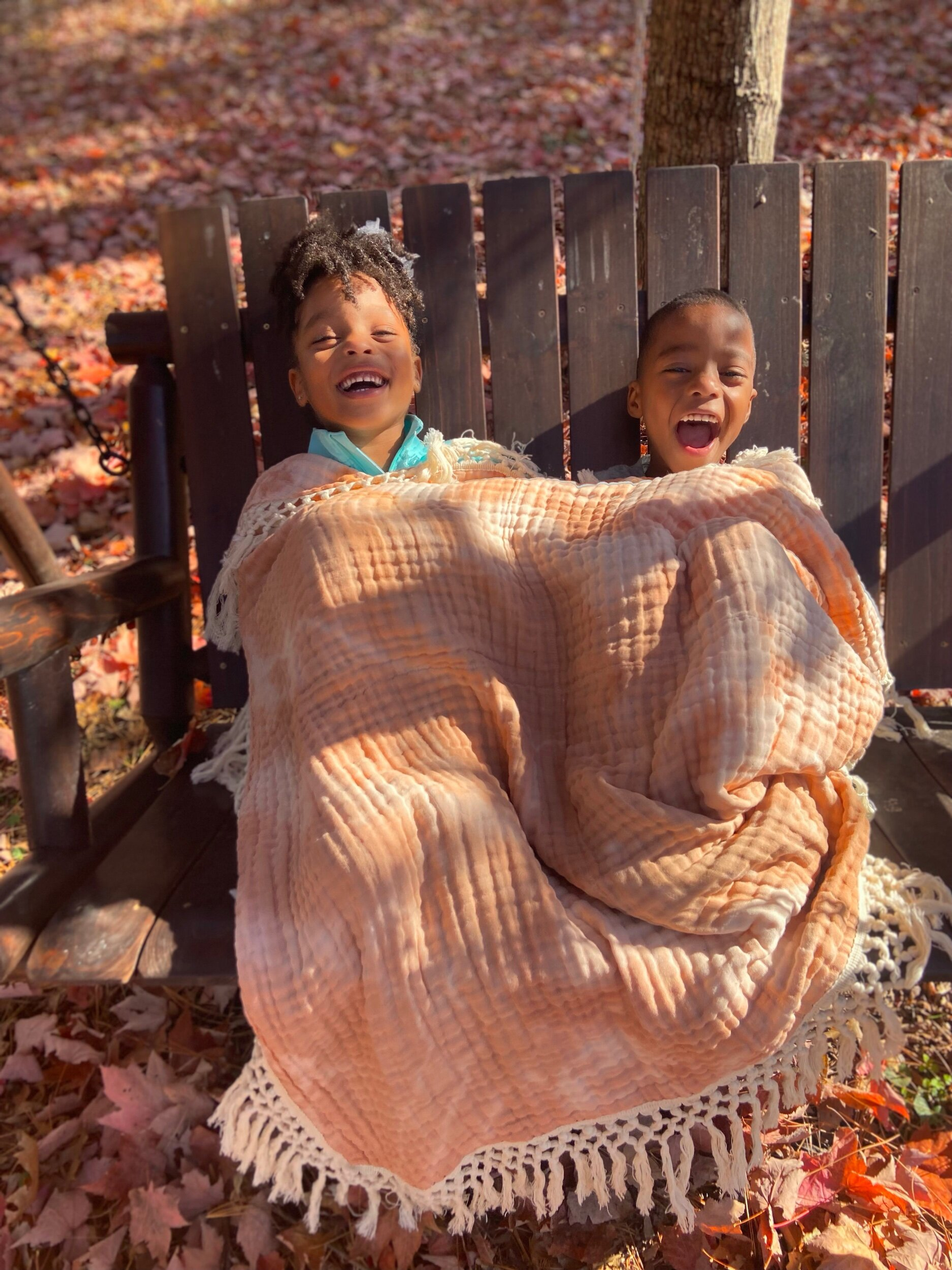 Quilt Multi-Purpose 47 x 47 Ecofriendly 100% Cotton Hand-Dyed Unique Colorful Patterns