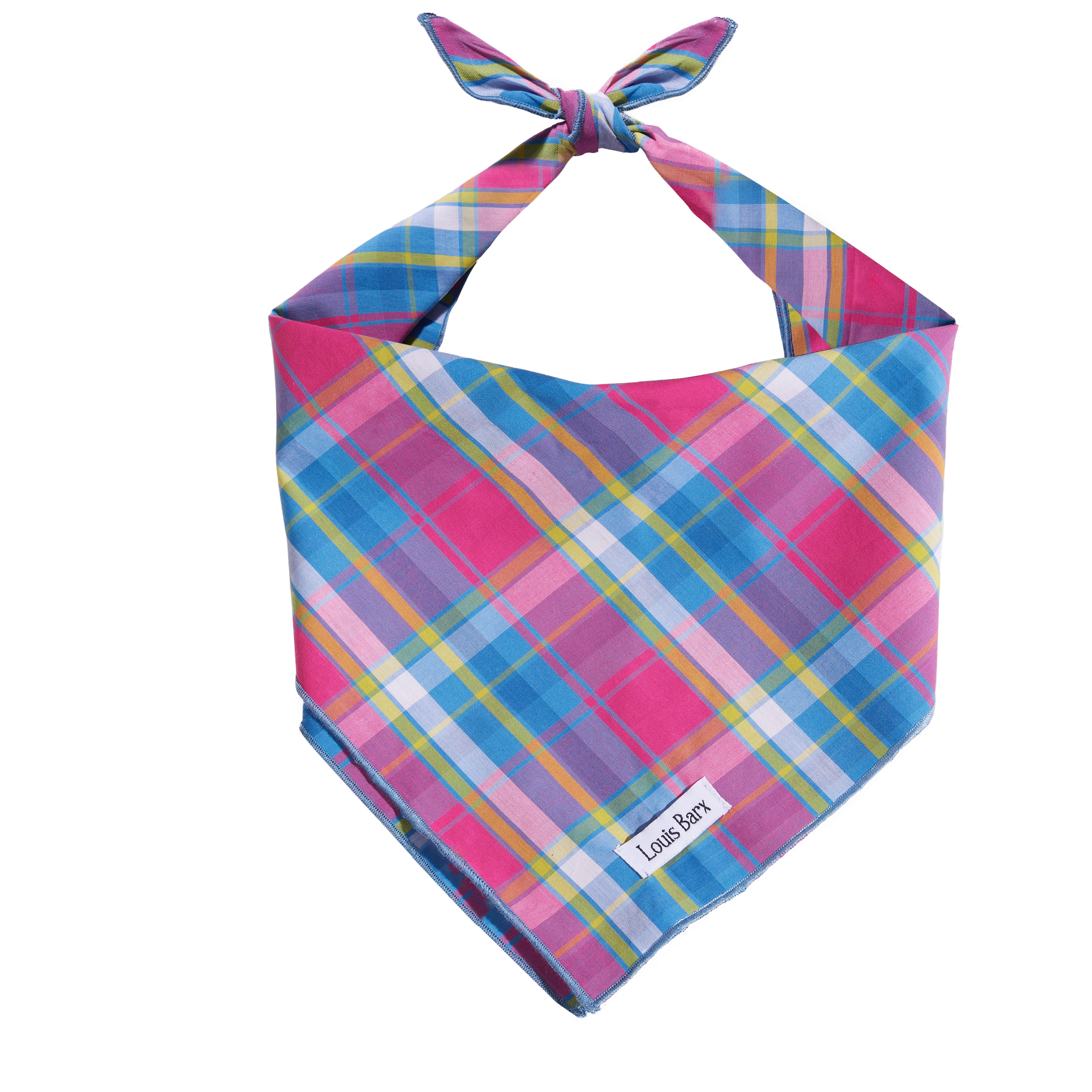 Colorful Plaid Bandana Image 1