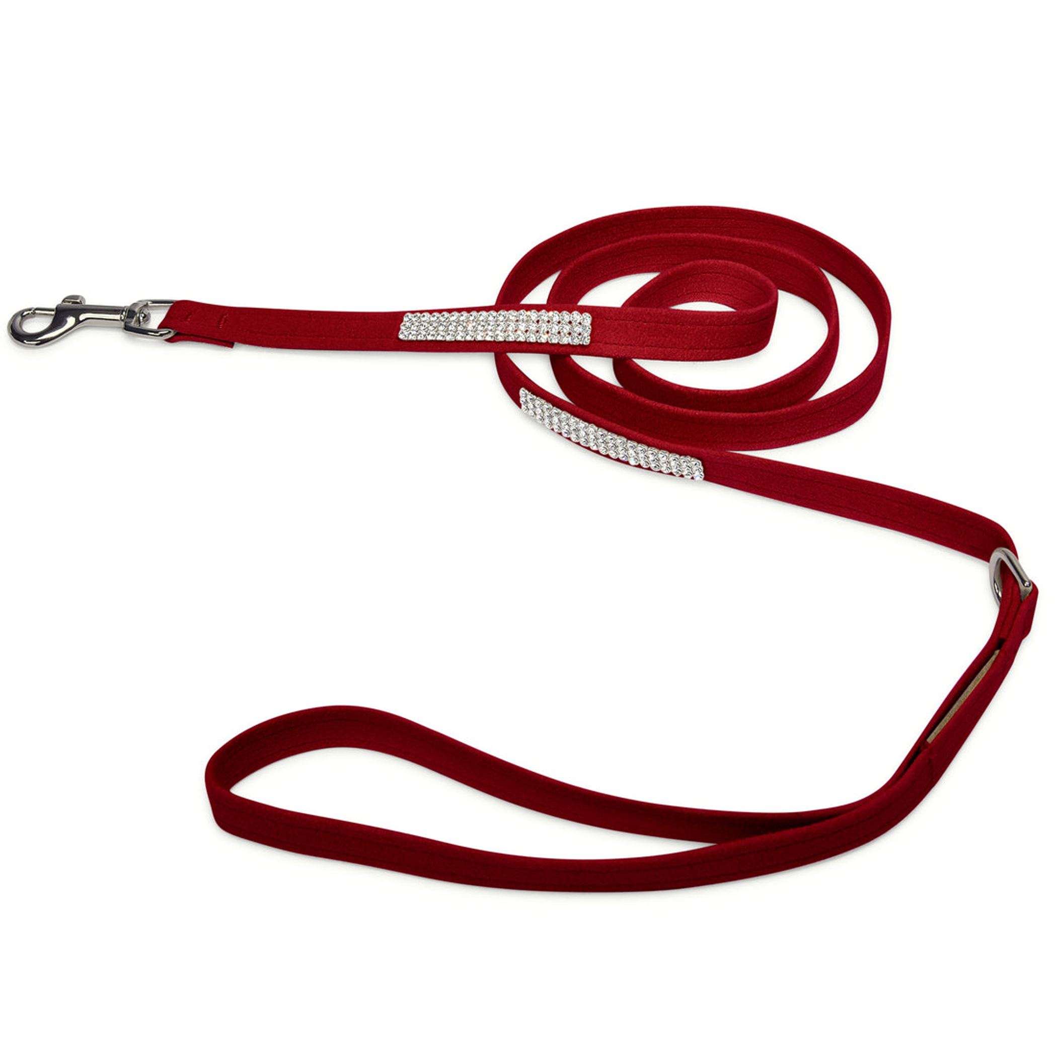 Susan Lanci Designs 3 Row Giltmore Crystals Leash Image 1