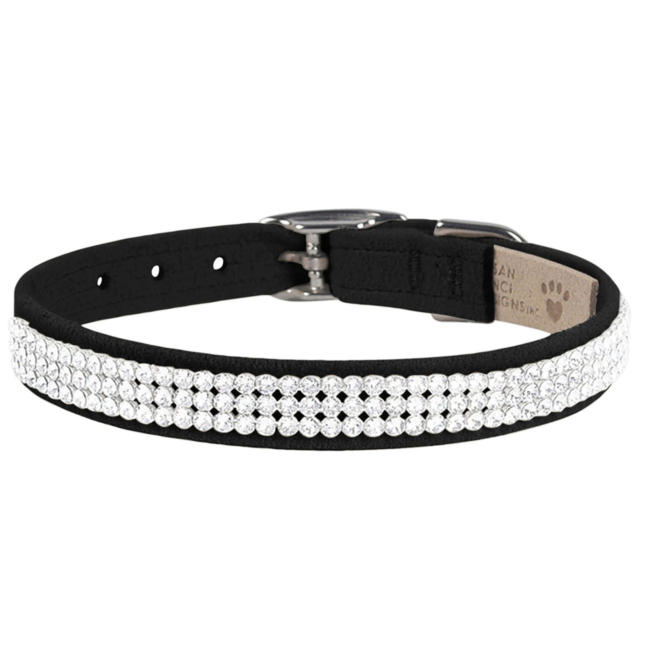 Susan Lanci Designs 3 Row Giltmore Crystals Collar Image 1