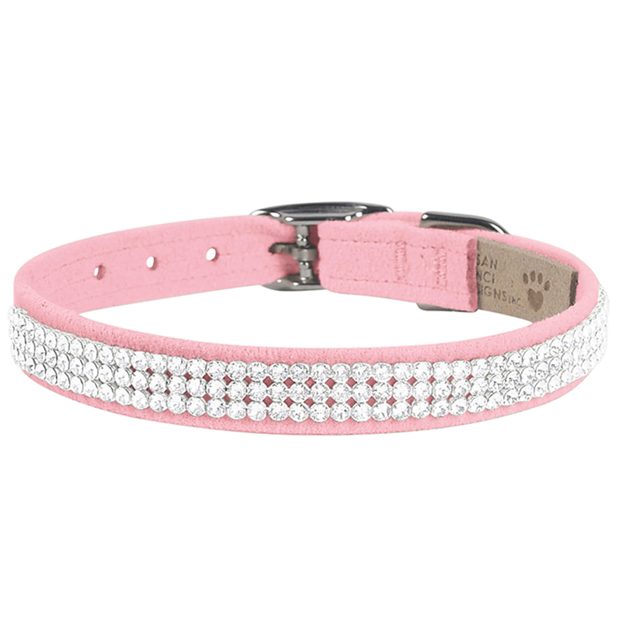 Susan Lanci Designs 3 Row Giltmore Crystals Collar Image 1