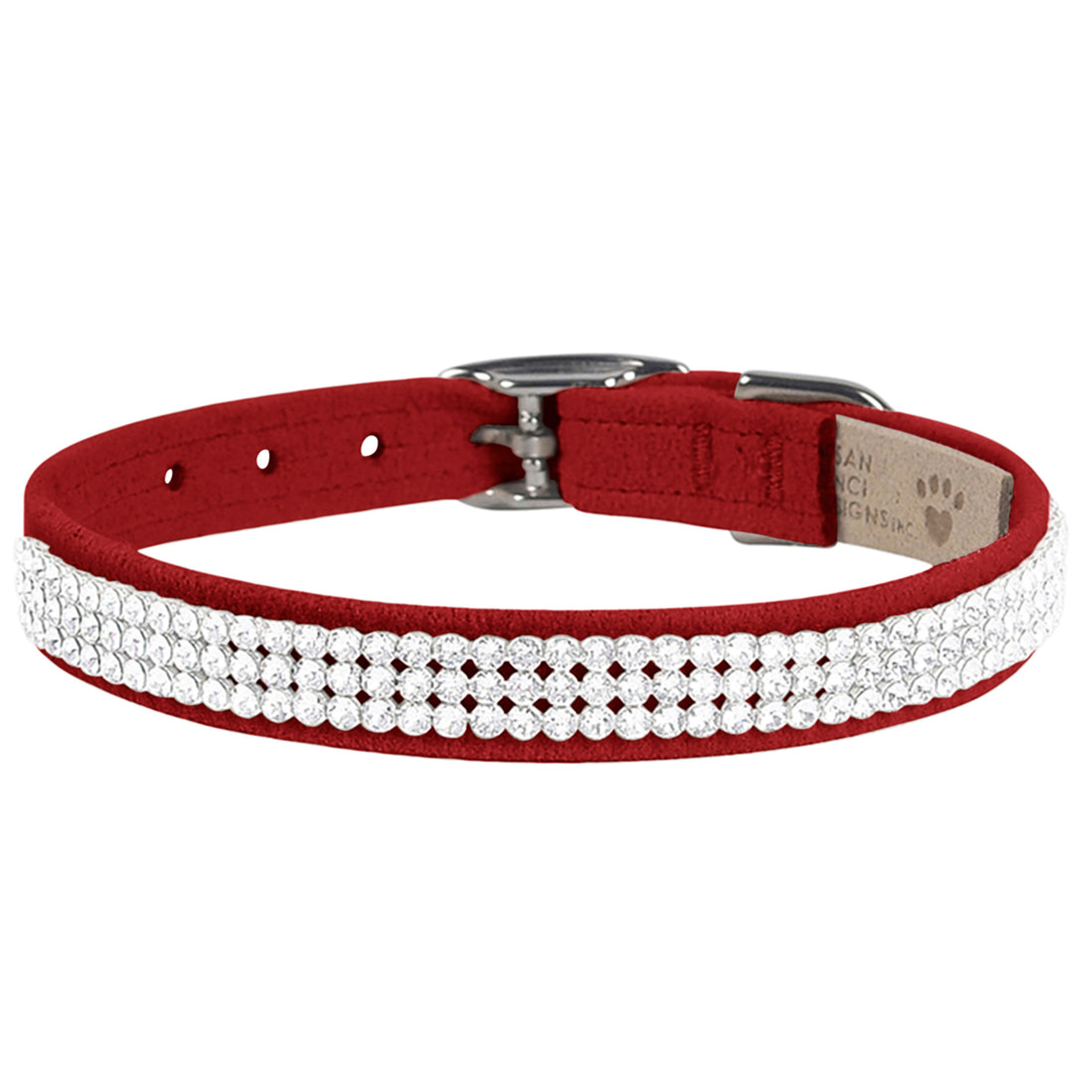 Susan Lanci Designs 3 Row Giltmore Crystals Collar Image 1