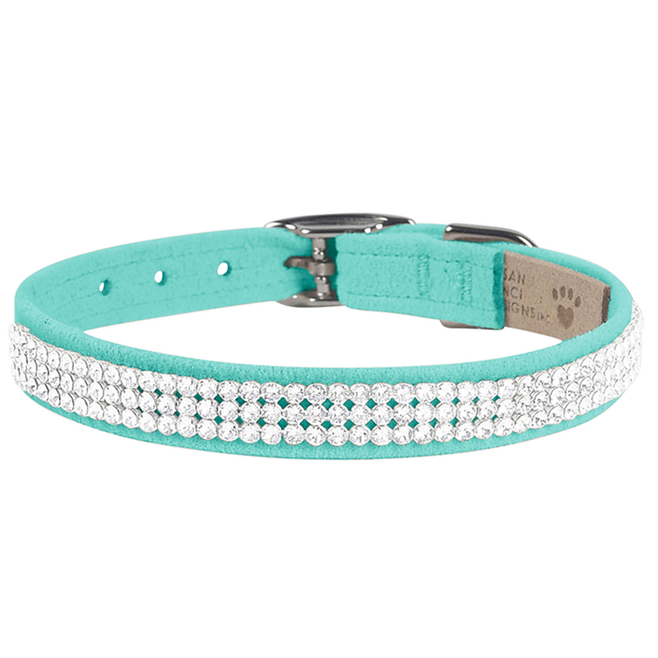 Susan Lanci Designs 3 Row Giltmore Crystals Collar Image 1