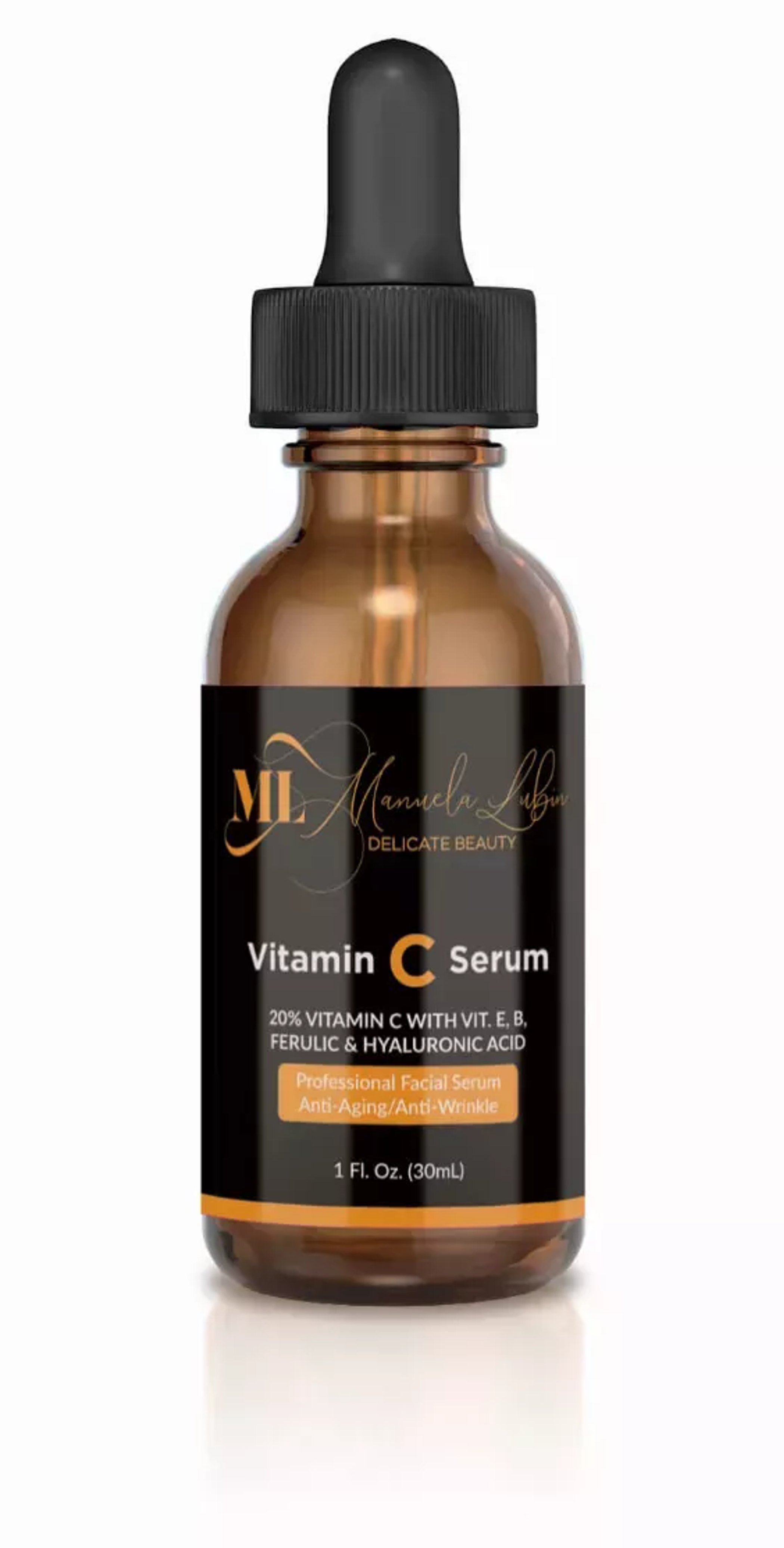 Suero facial anti-envejecimiento de vitamina C 12% con ácido hialurónico para rostro ojos cuello 24 horas de hidratación y reducción de arrugas