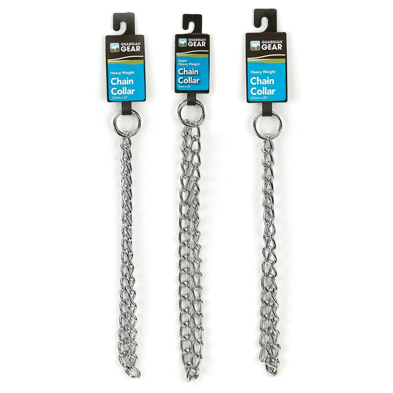 GG XLt Wt Chain Collar 12In 2mm Image 1
