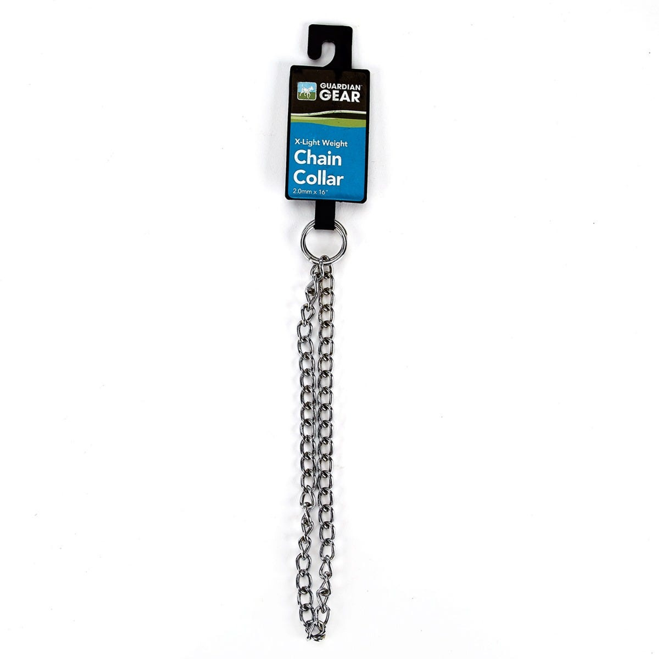 GG XLt Wt Chain Collar 16In 2mm Image 1