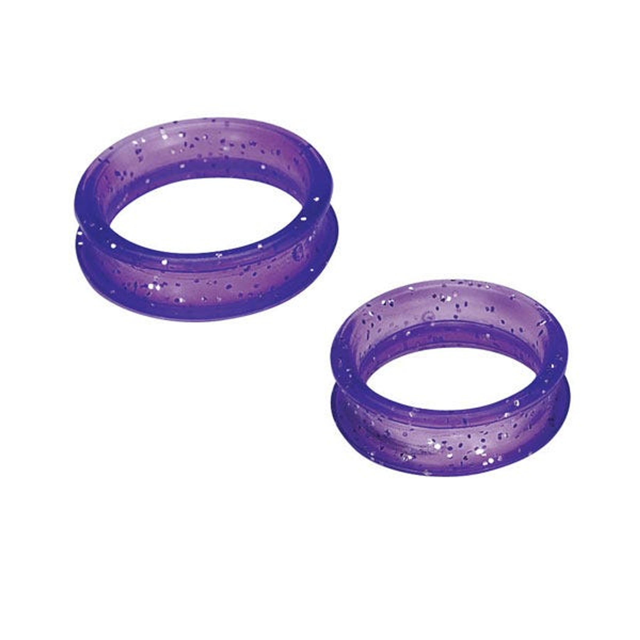 HR Rubber Finger Ring Pur Image 1