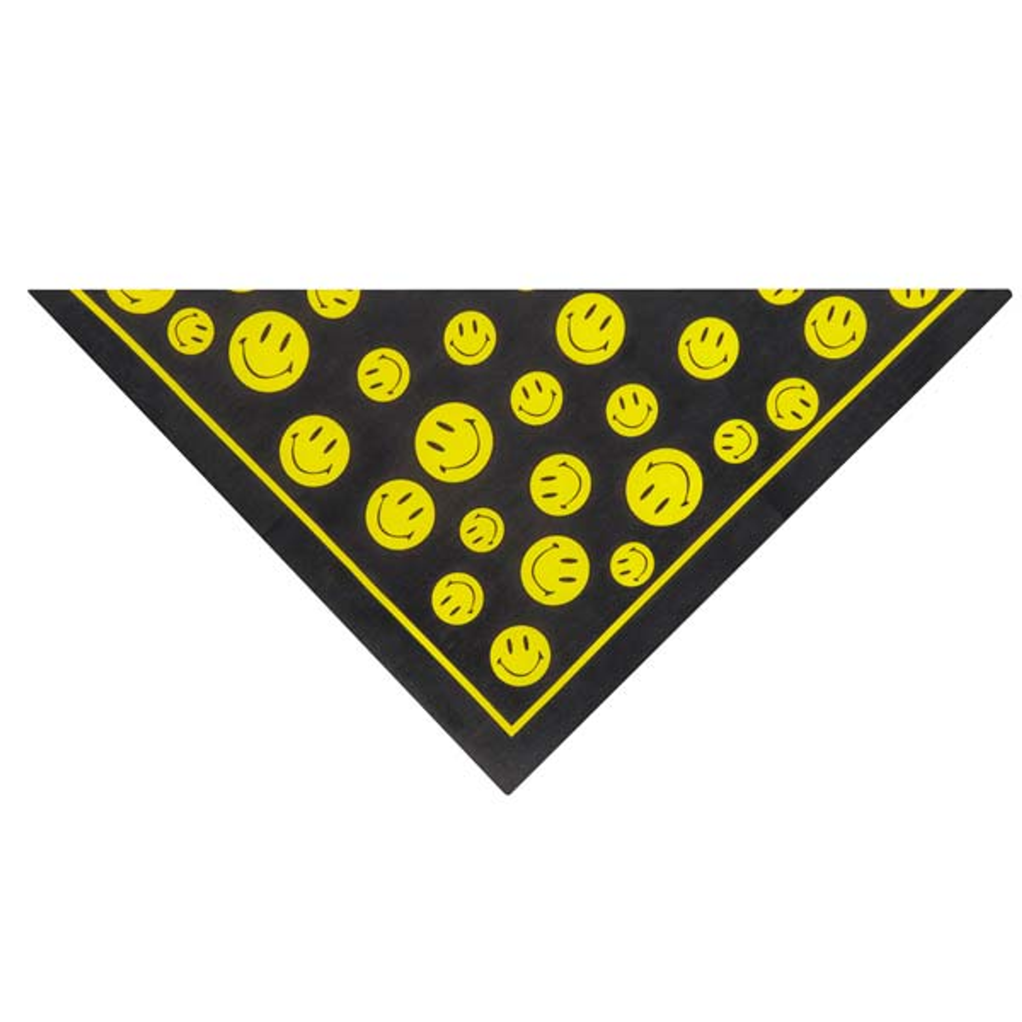 TP Smiley Face Bandana Blk Image 1