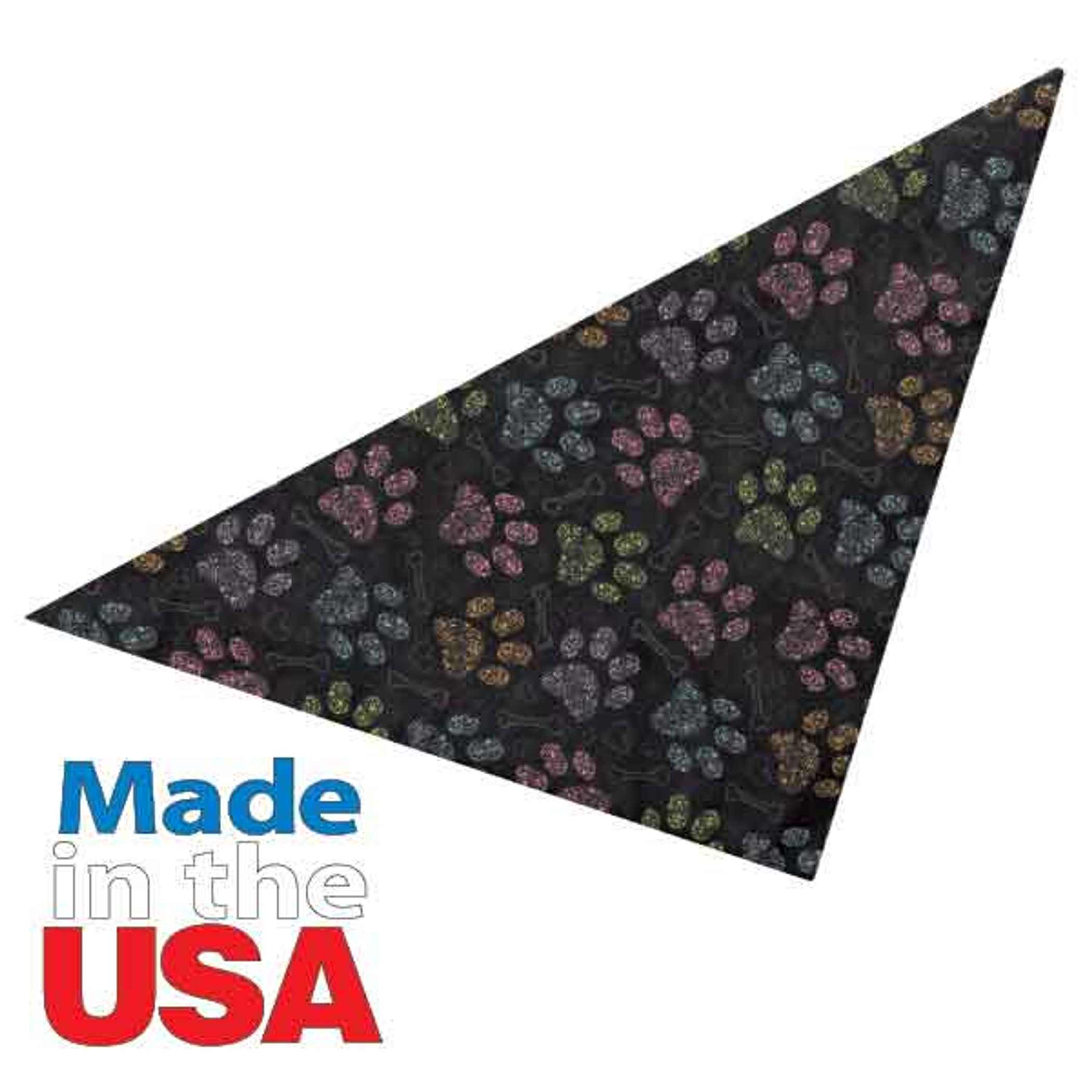 TP Colorful Paws Bandana Multi Image 1