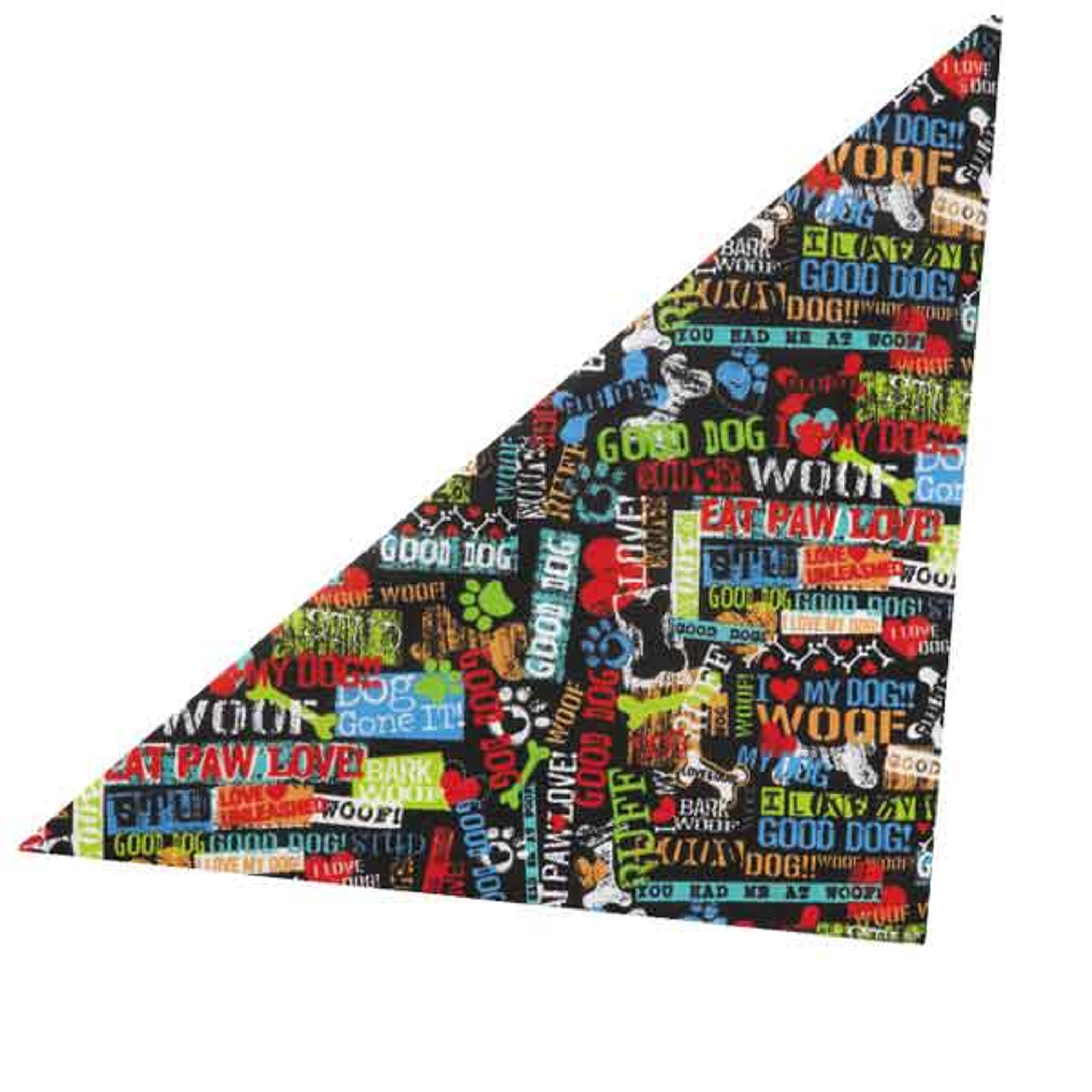 TP Eat Paw Love Bandana Multi Image 1