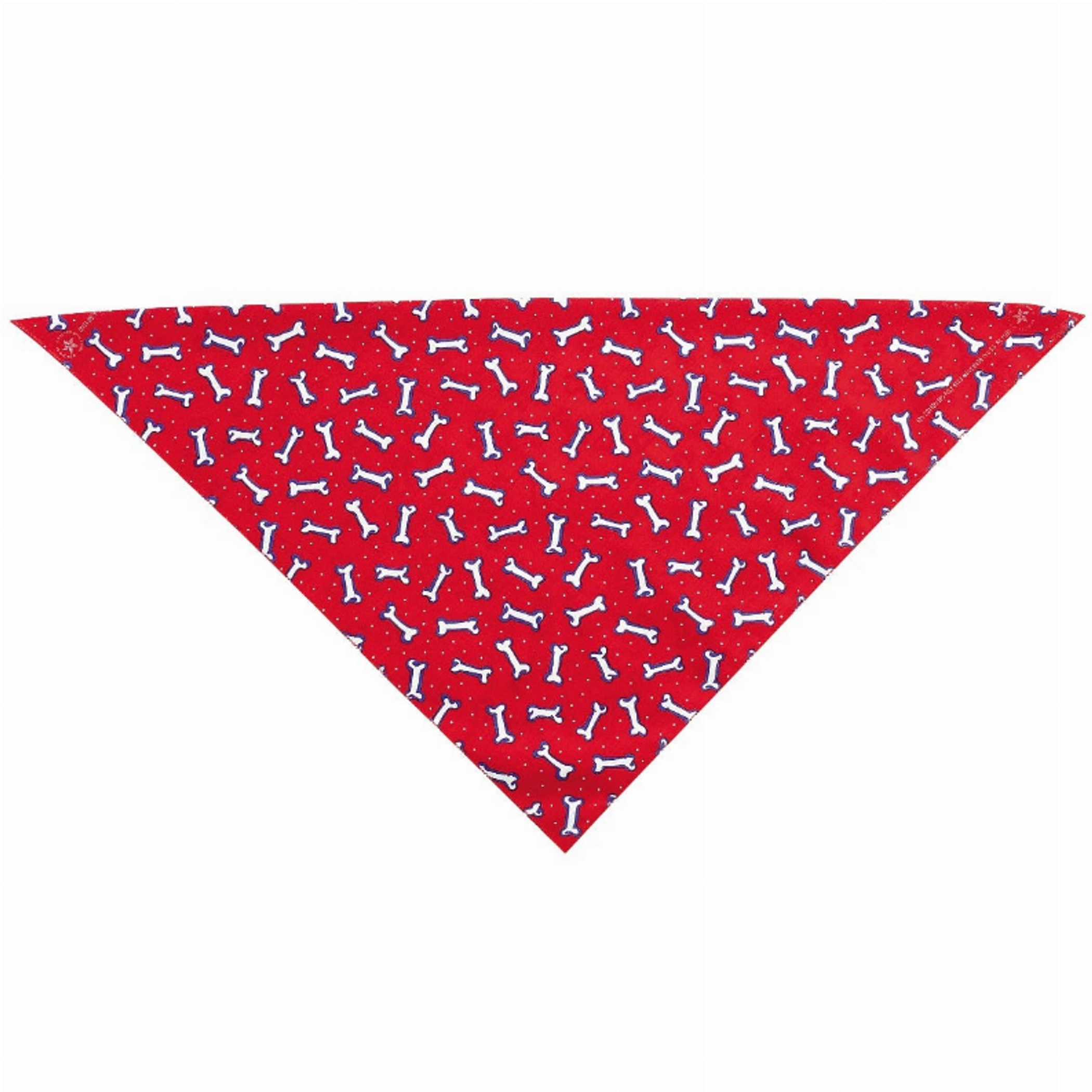 TP Bandana Tossed Bones Red Image 1