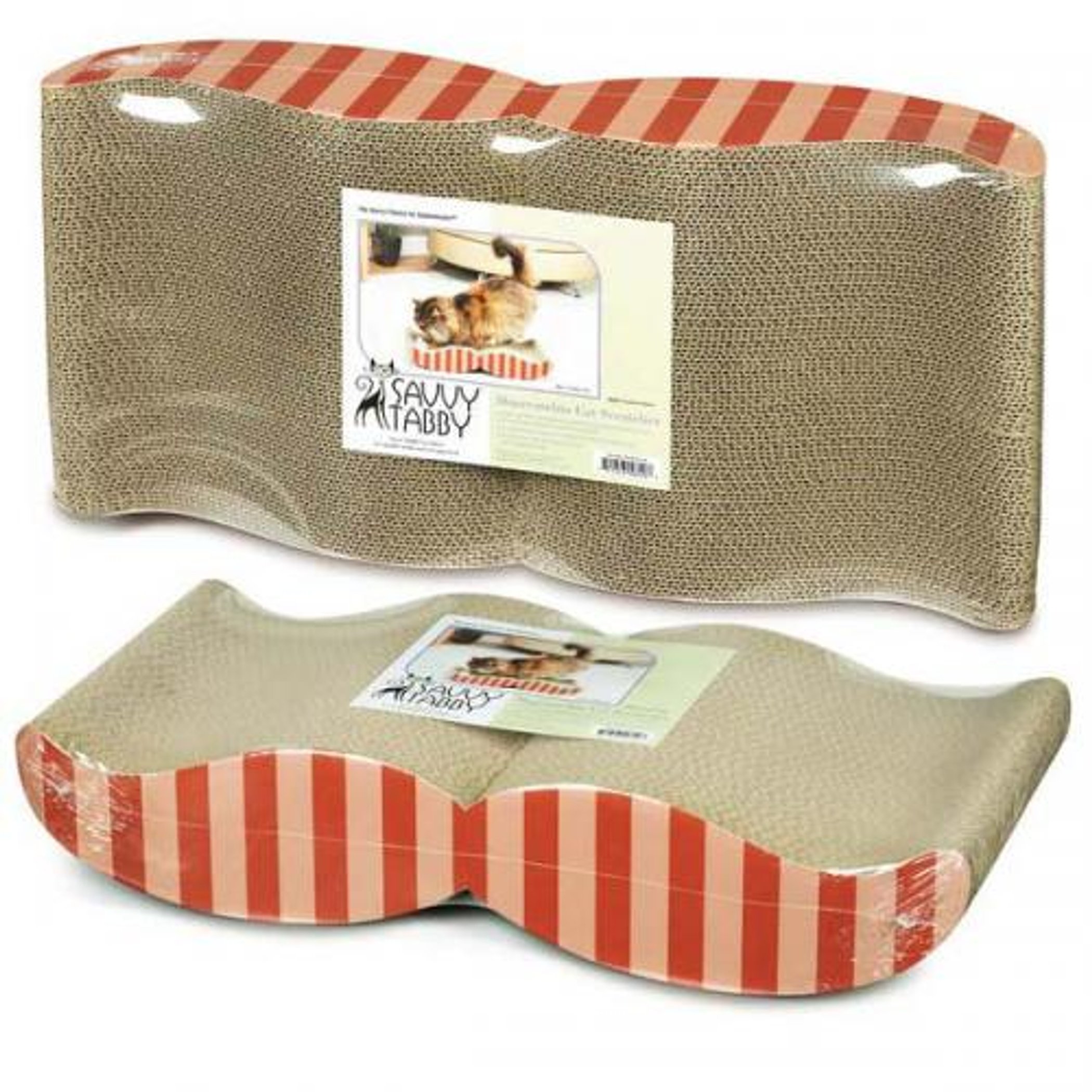 Savvy Tabby Muscratchio Cat Scratchers Image 1