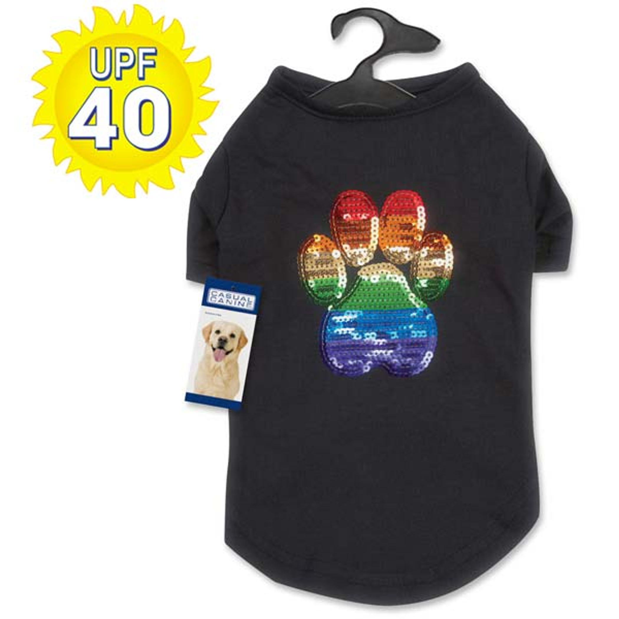 CC Puppy Pride Sequin UPF40 Tee Image 1