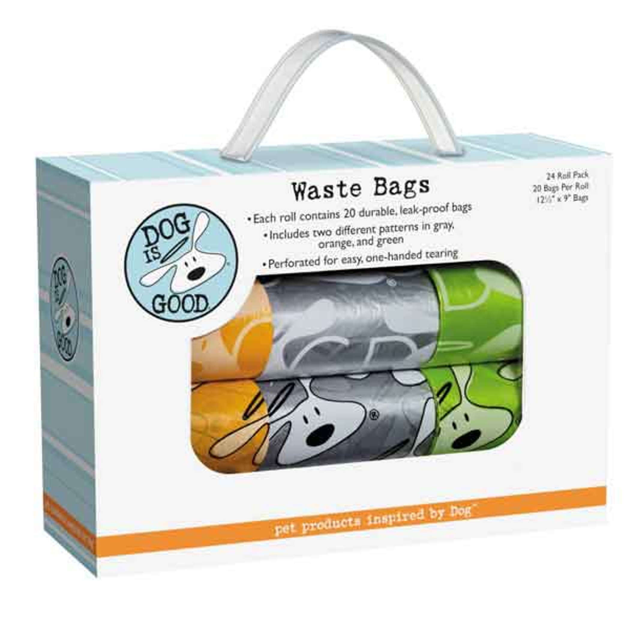 Dog is Good Icon Waste Bags,  24-Packs Image 1