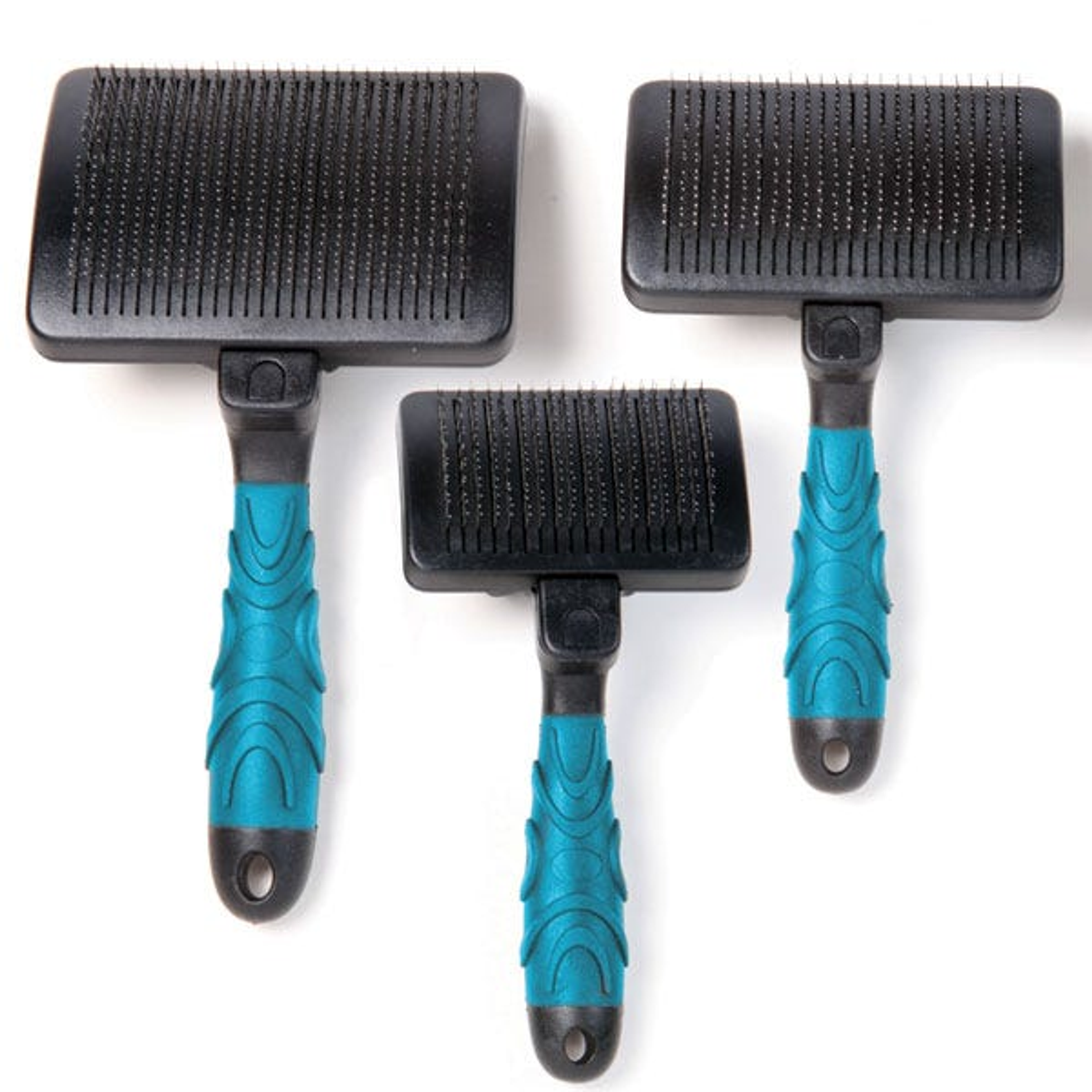 MGT Self-cleaning slicker brush M Blu Image 1