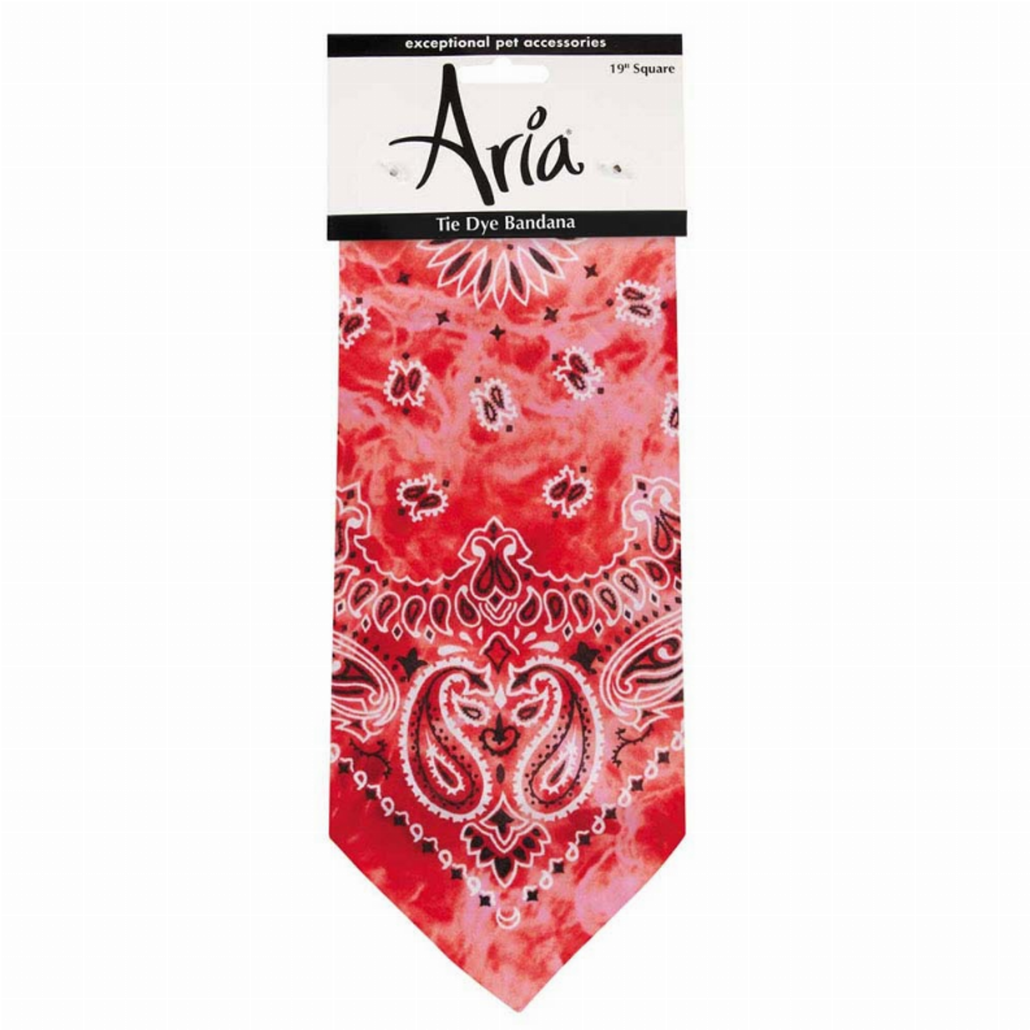 AR Tie-dye Bandana Red Image 1