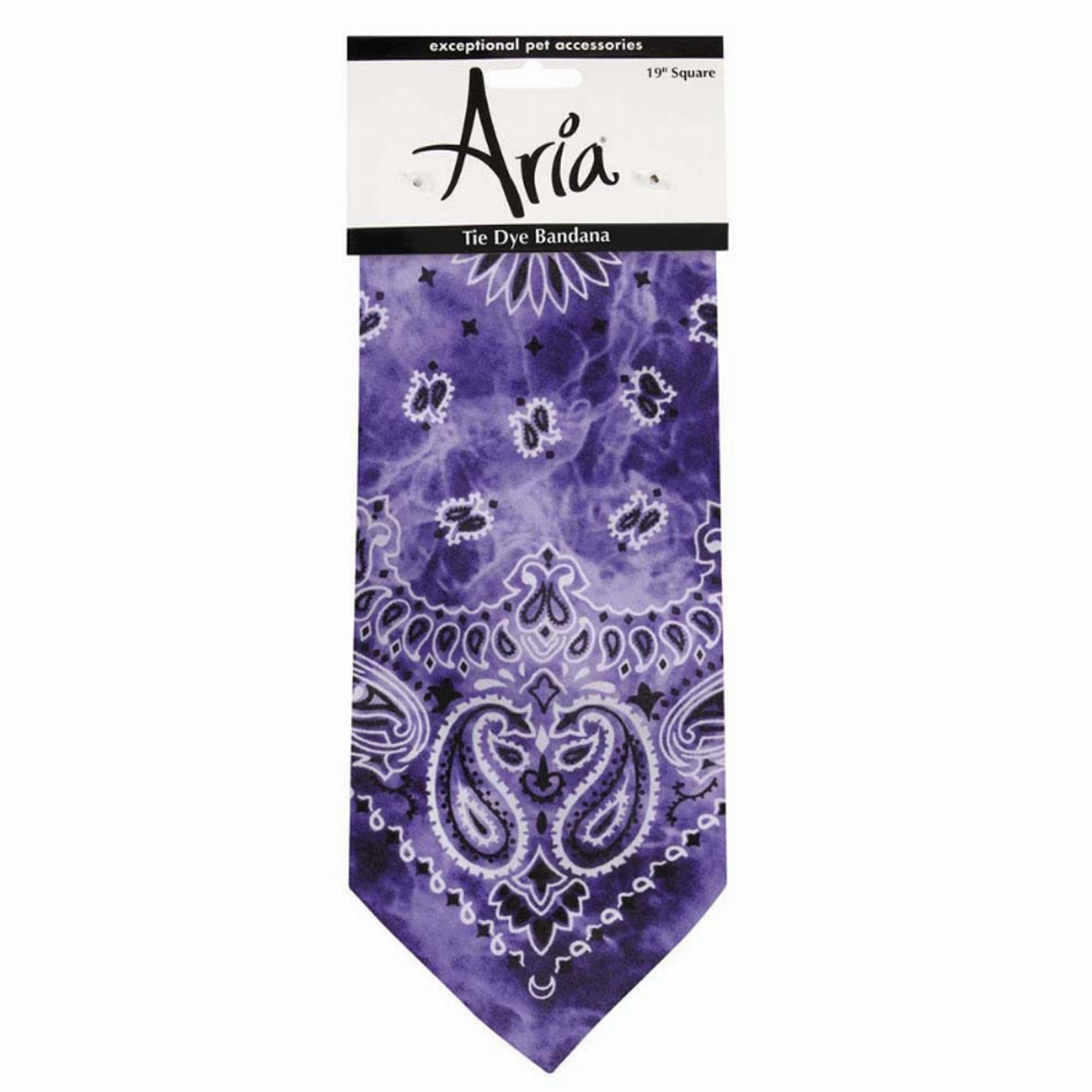AR Tie-dye Bandana Purple Image 1