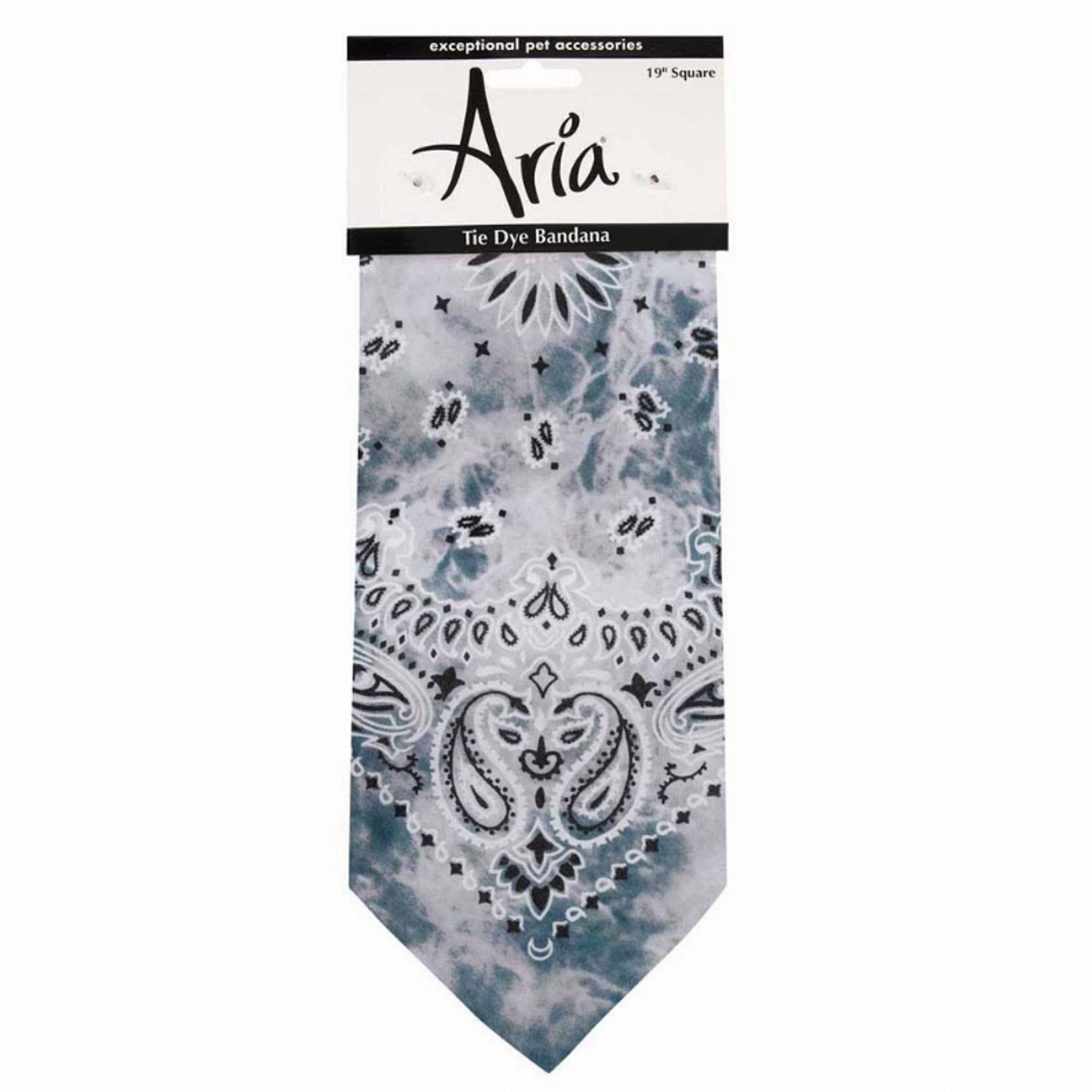 AR Tie-dye Bandana Grey Image 1