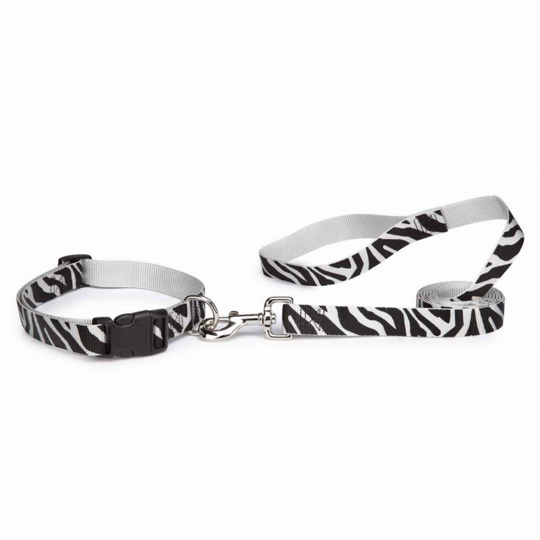 CC Animal Print Lead 4Ftx5/8In Zebra Image 1