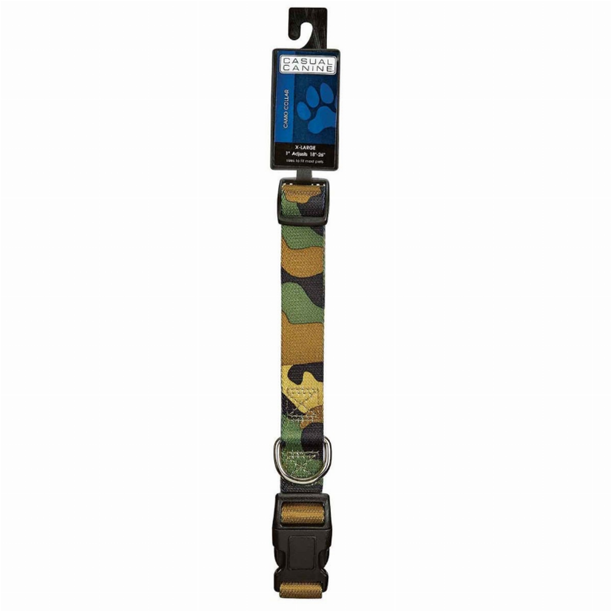 CC Camo Collar 18-26In Grn Image 1