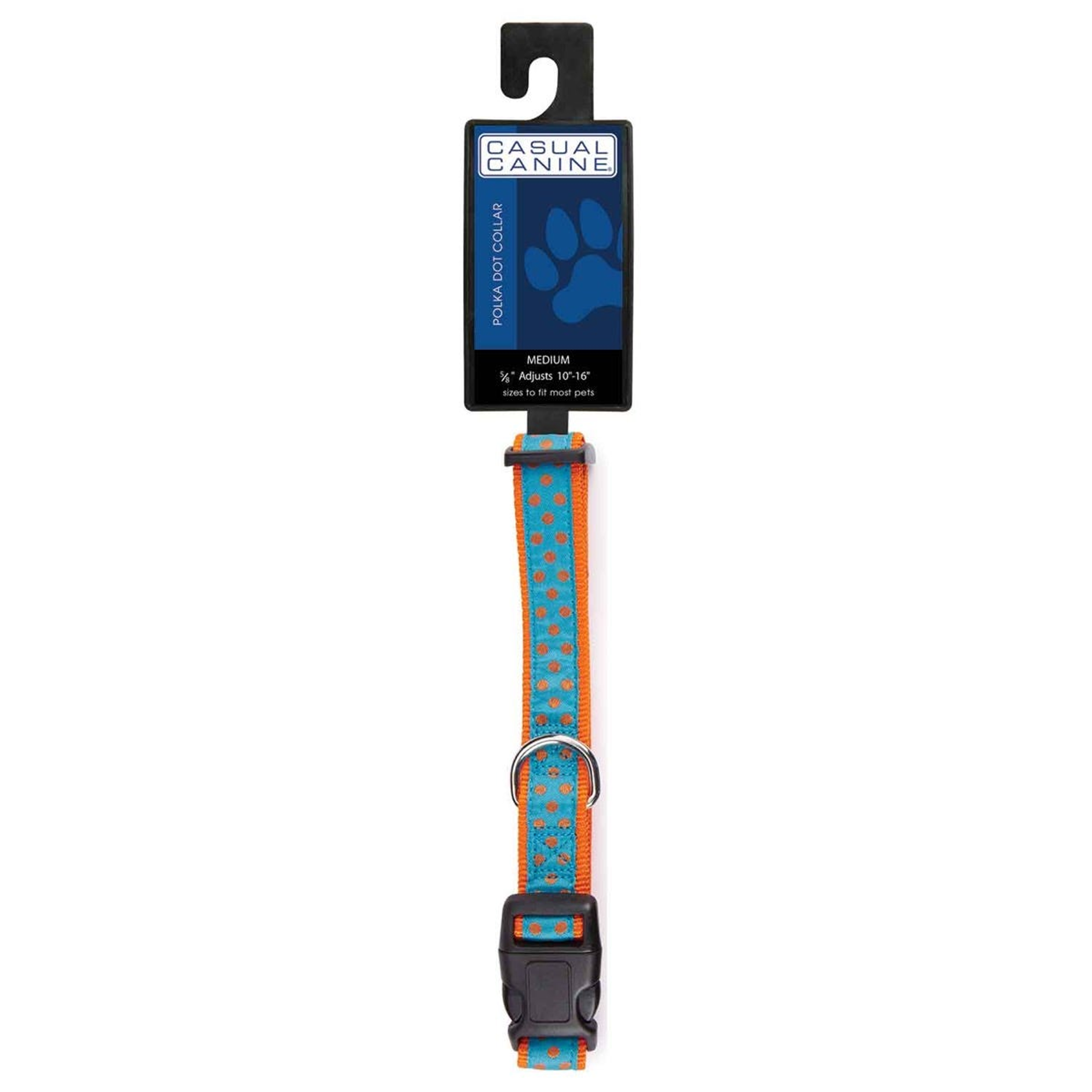 CC Polka Dot Collar 18-26In Org Image 1