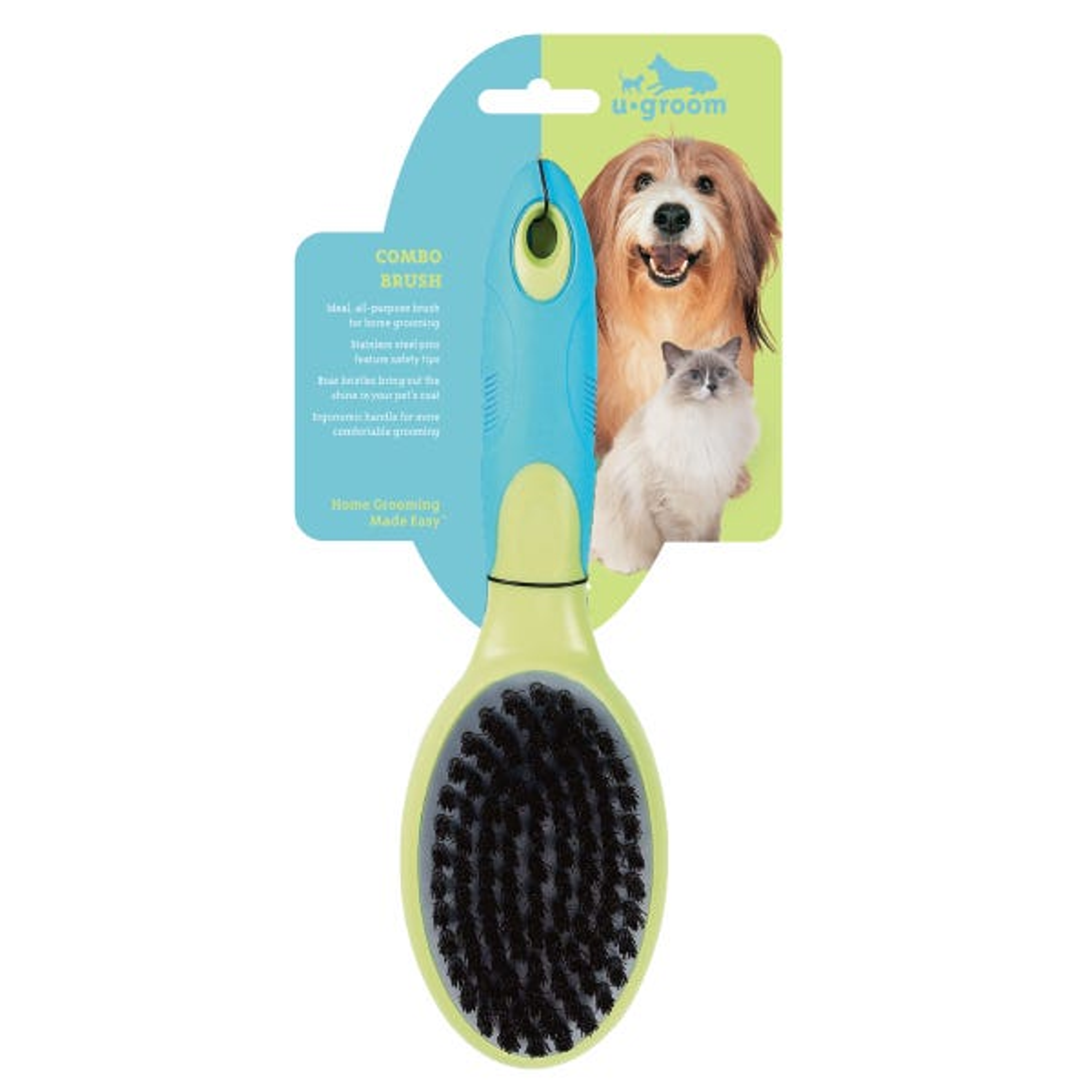 UG Combo Firm Bristle/Pin Brush Image 1
