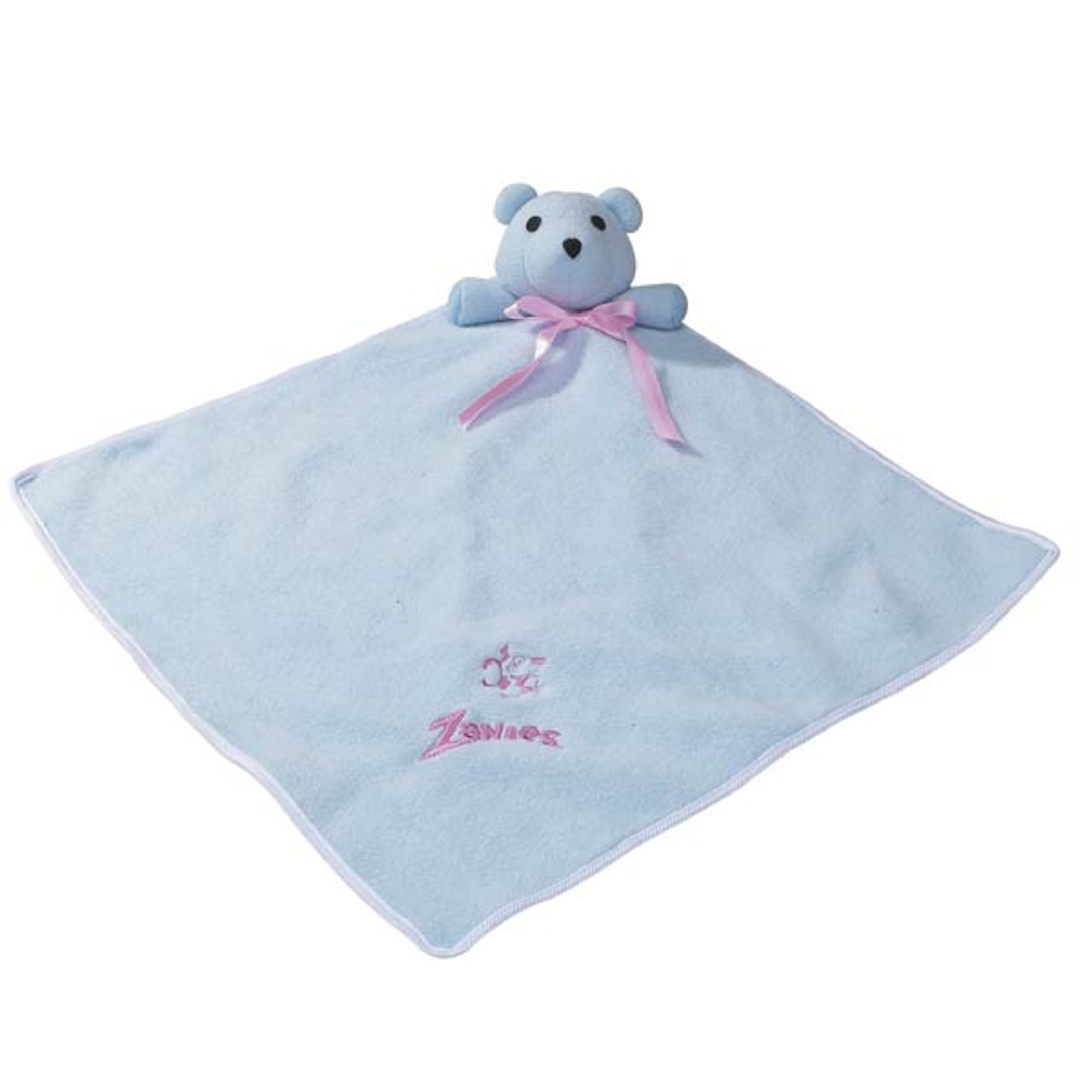 ZA Snuggle Bear Blanket Blu Image 1