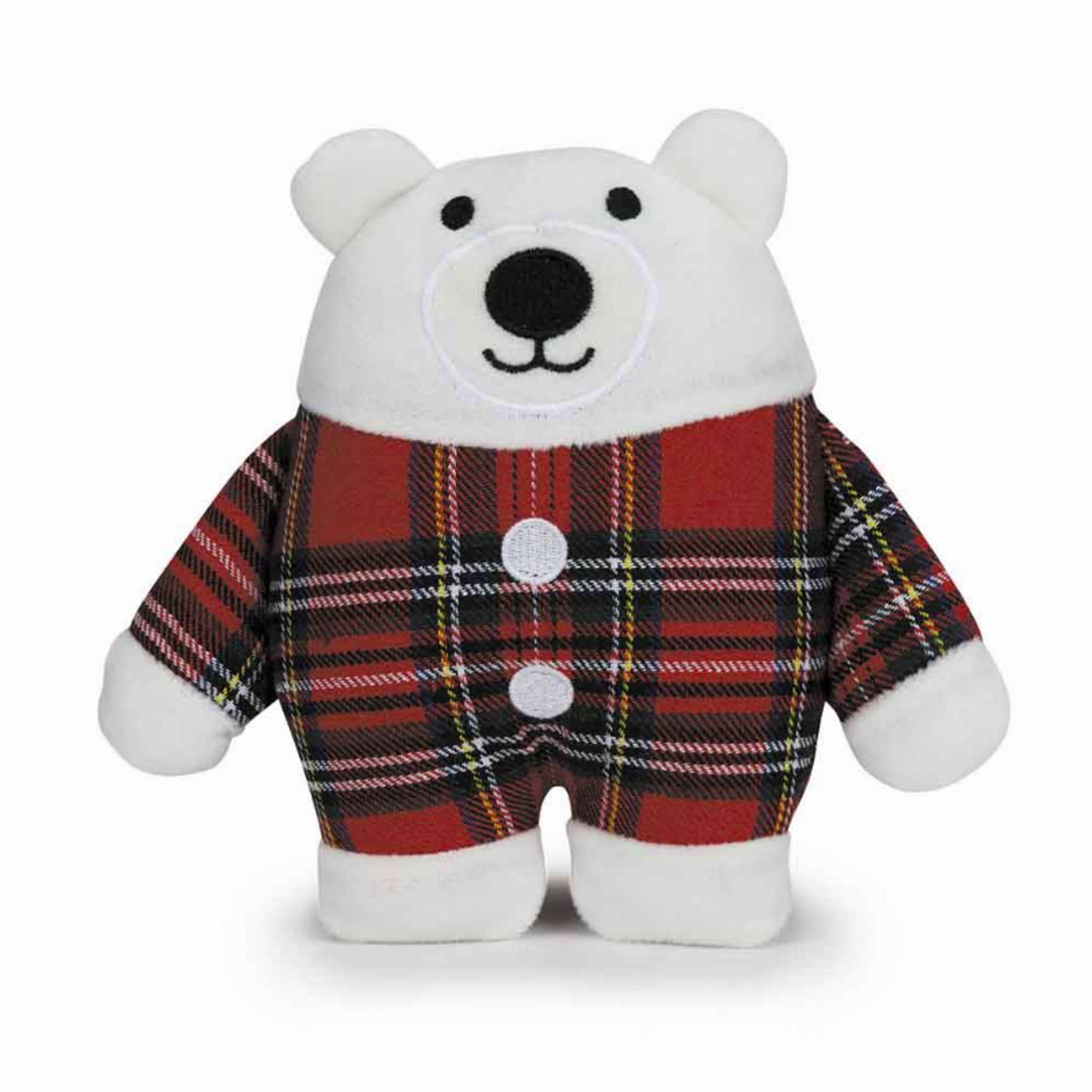 ZA Holiday Tartan Friends Polar Bear Image 1