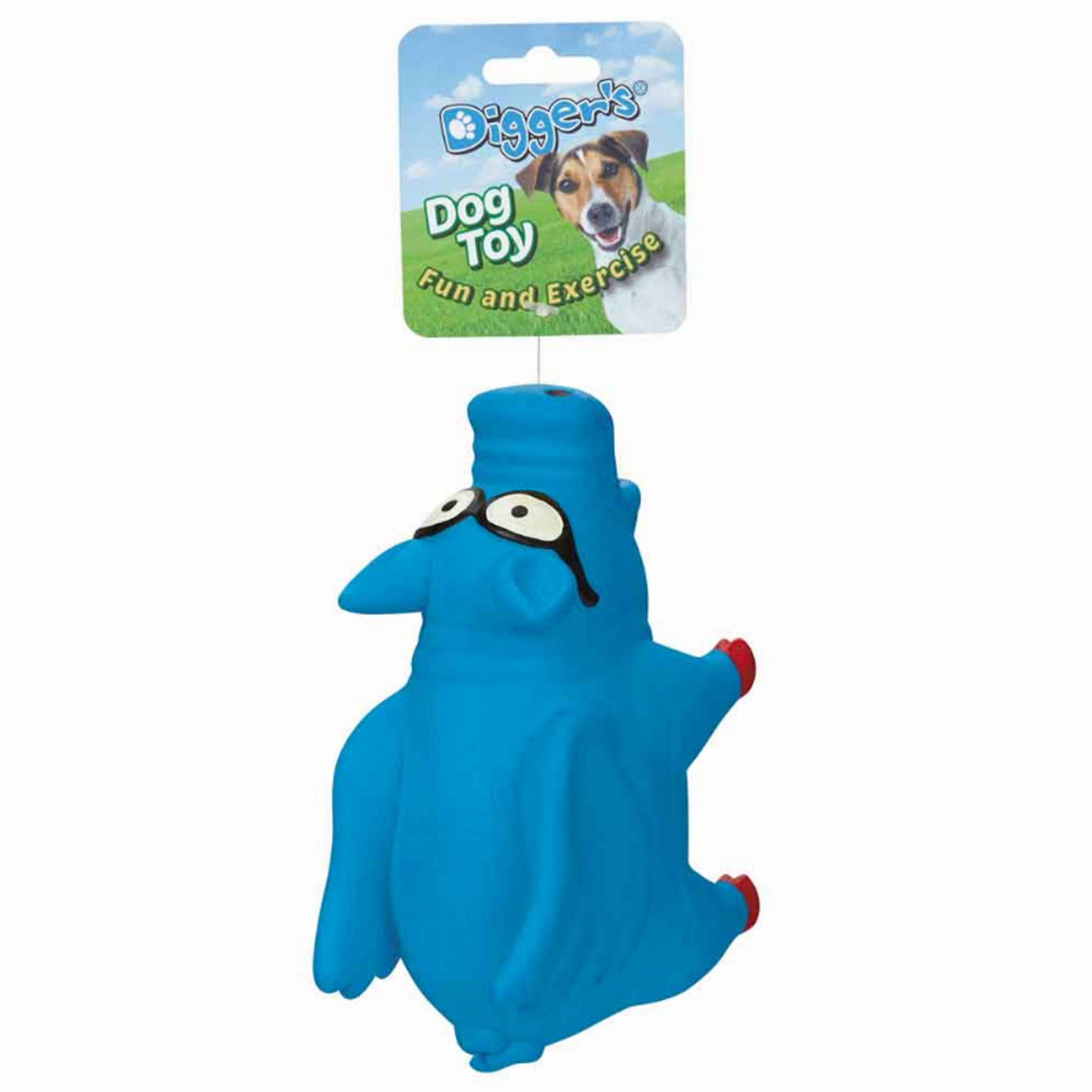 DGR Flying Grunting Pig Blue Image 1