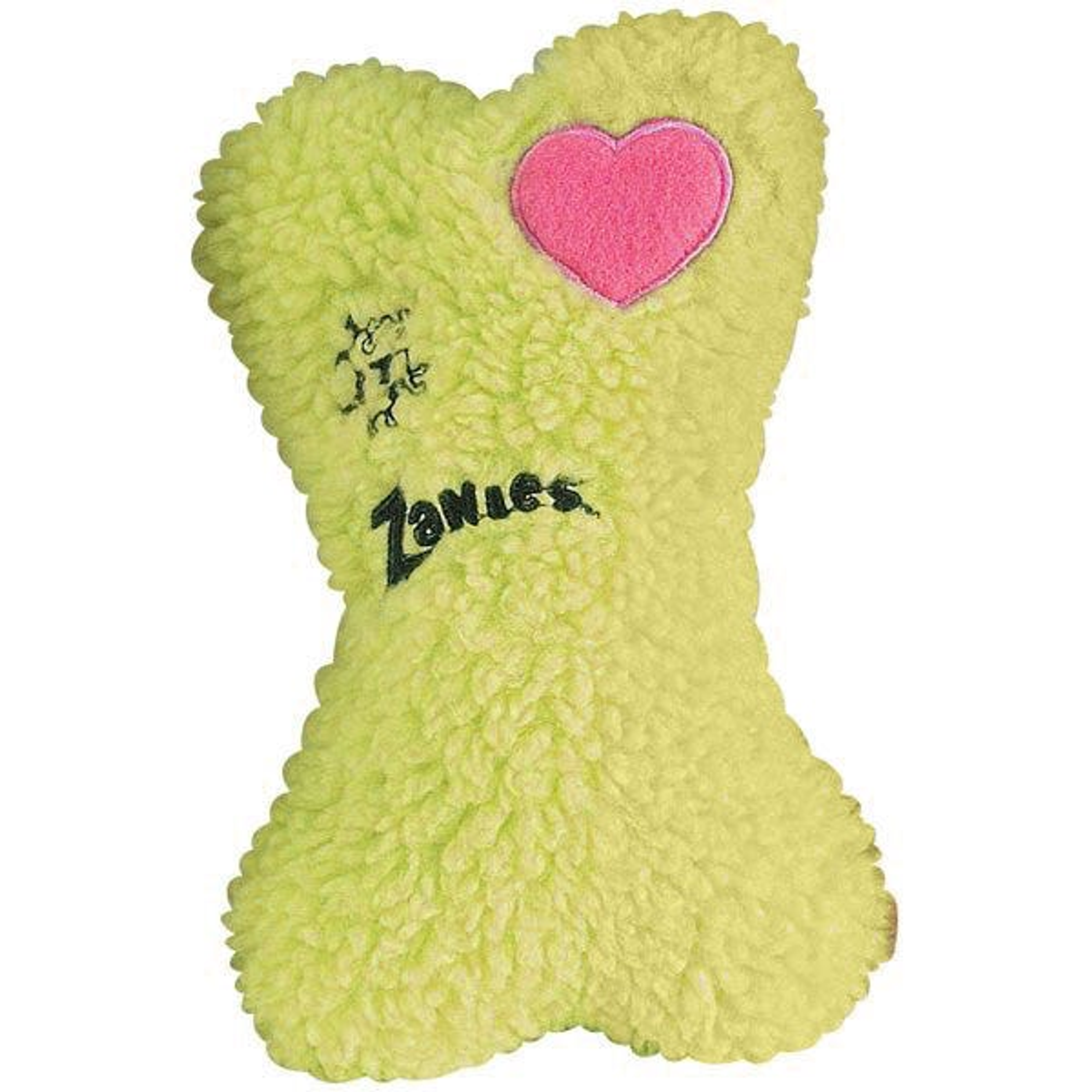 ZA Embroidered Berber Bone 8In Lime Grn Image 1