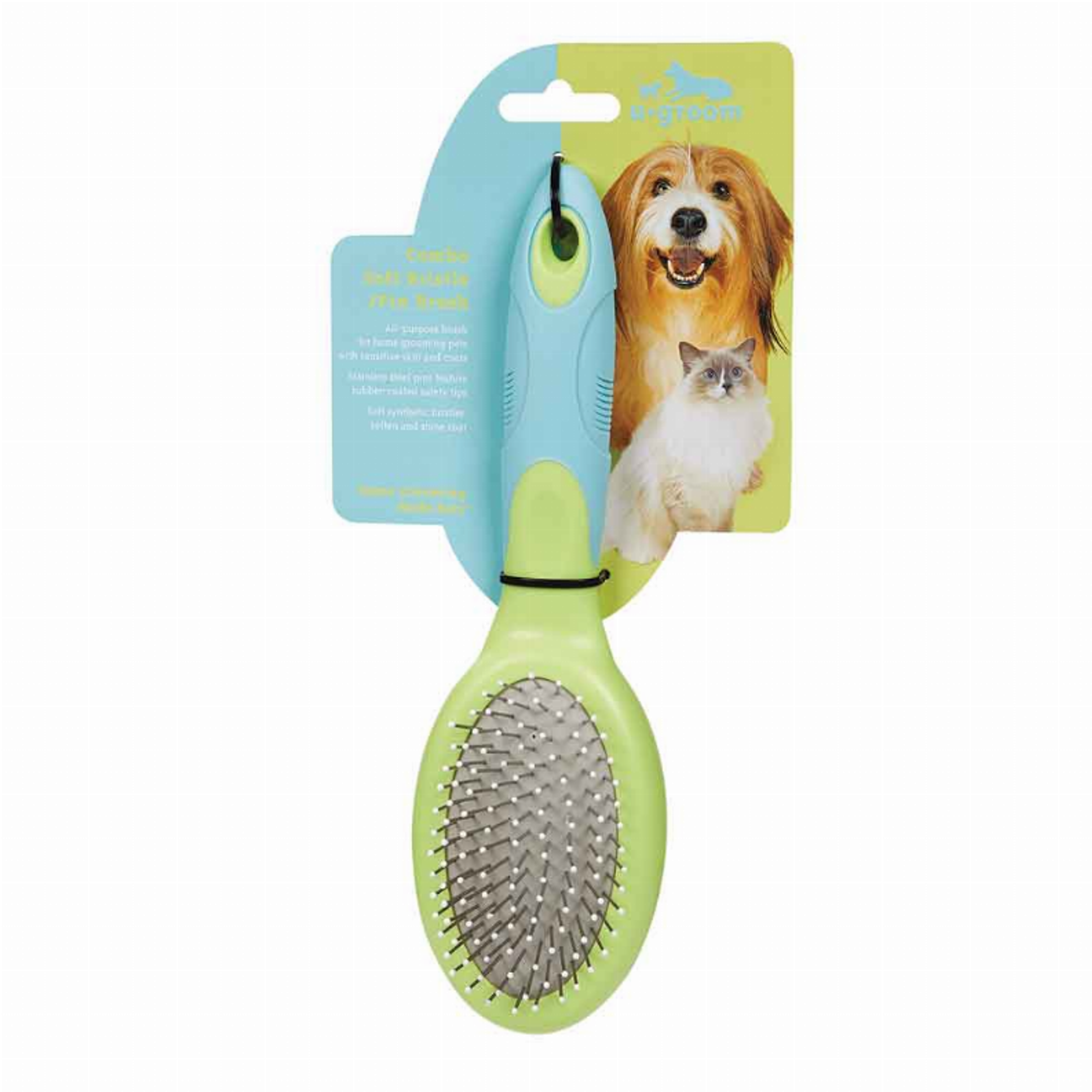UG Combo Soft Bristle/Pin Brush Image 1