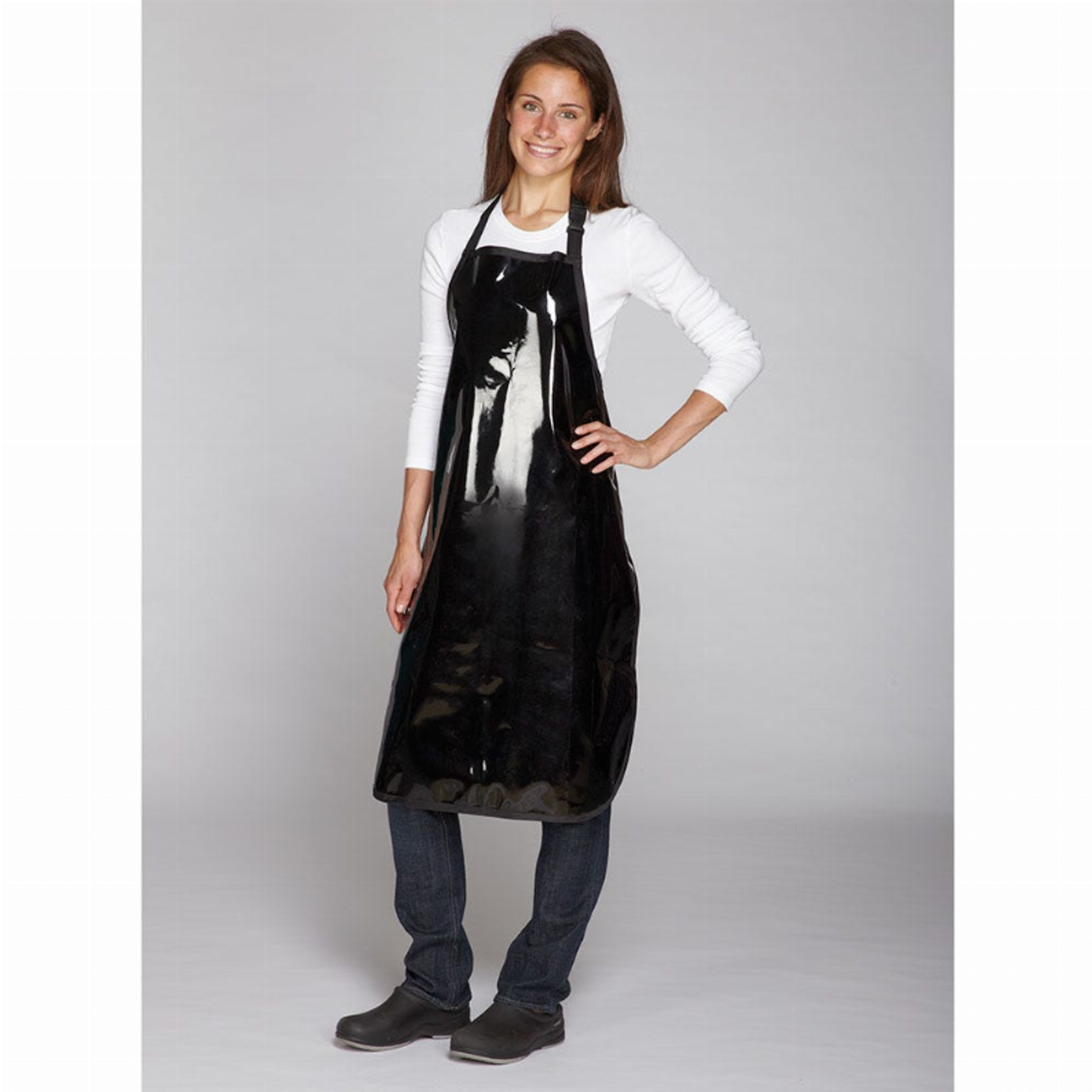 TP Waterproof Grooming Apron Blk Image 1