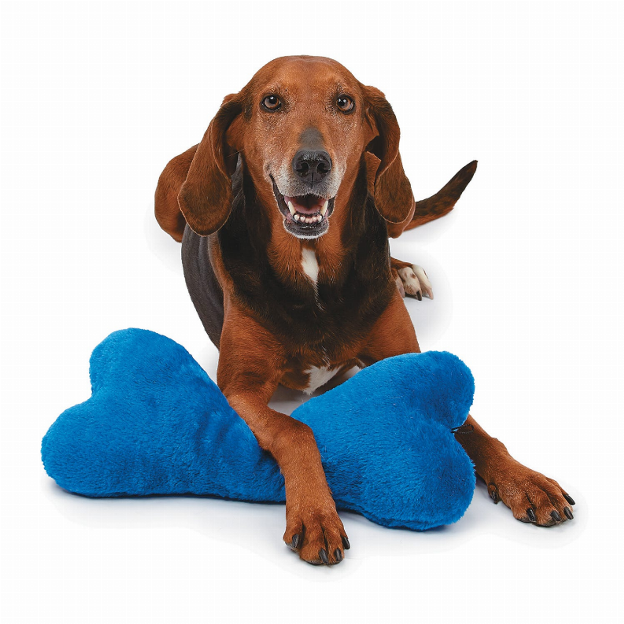ZA Mega Color Plush Bone 16.5In Blue Image 1