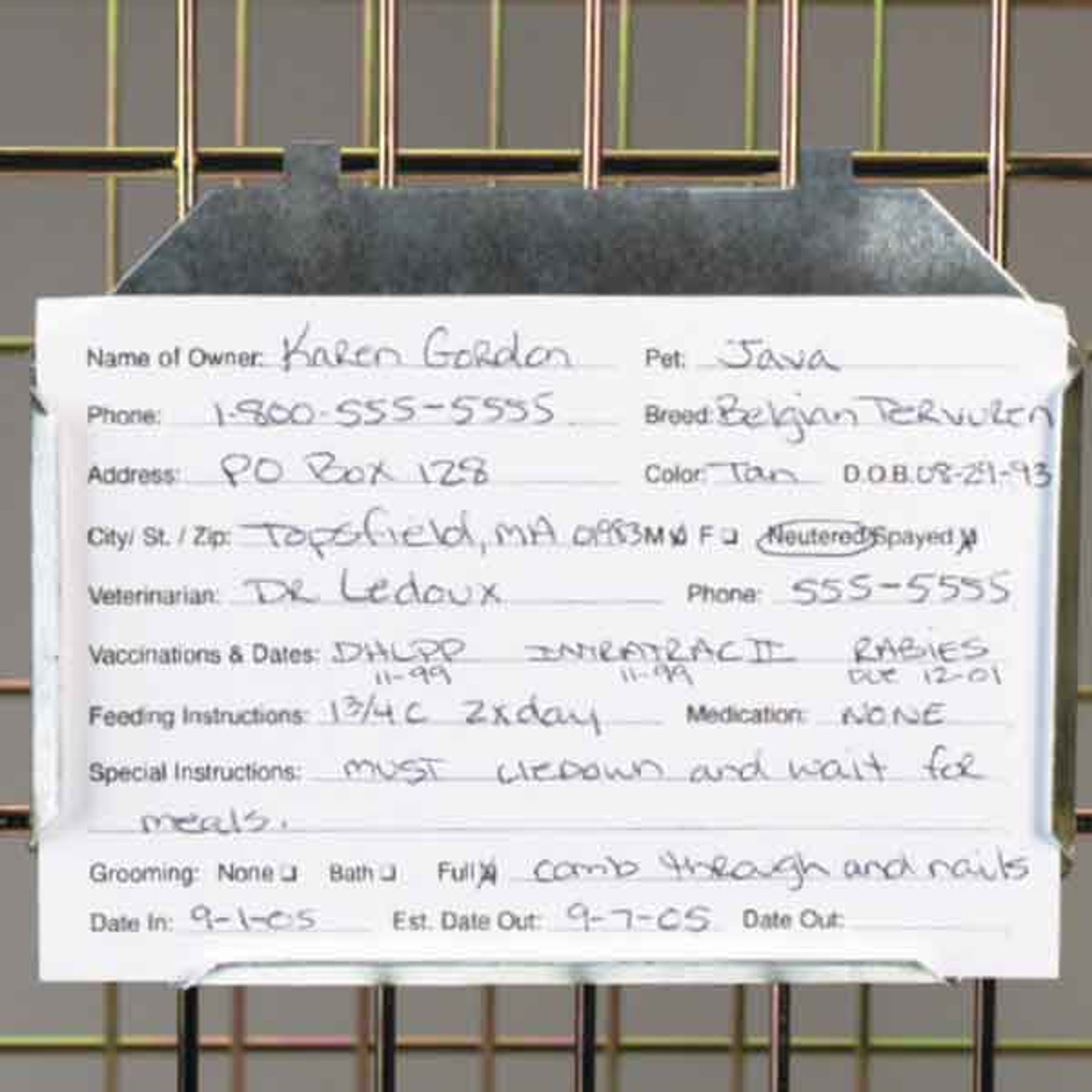 PS Metal ID Card Holders 3x5In Image 1