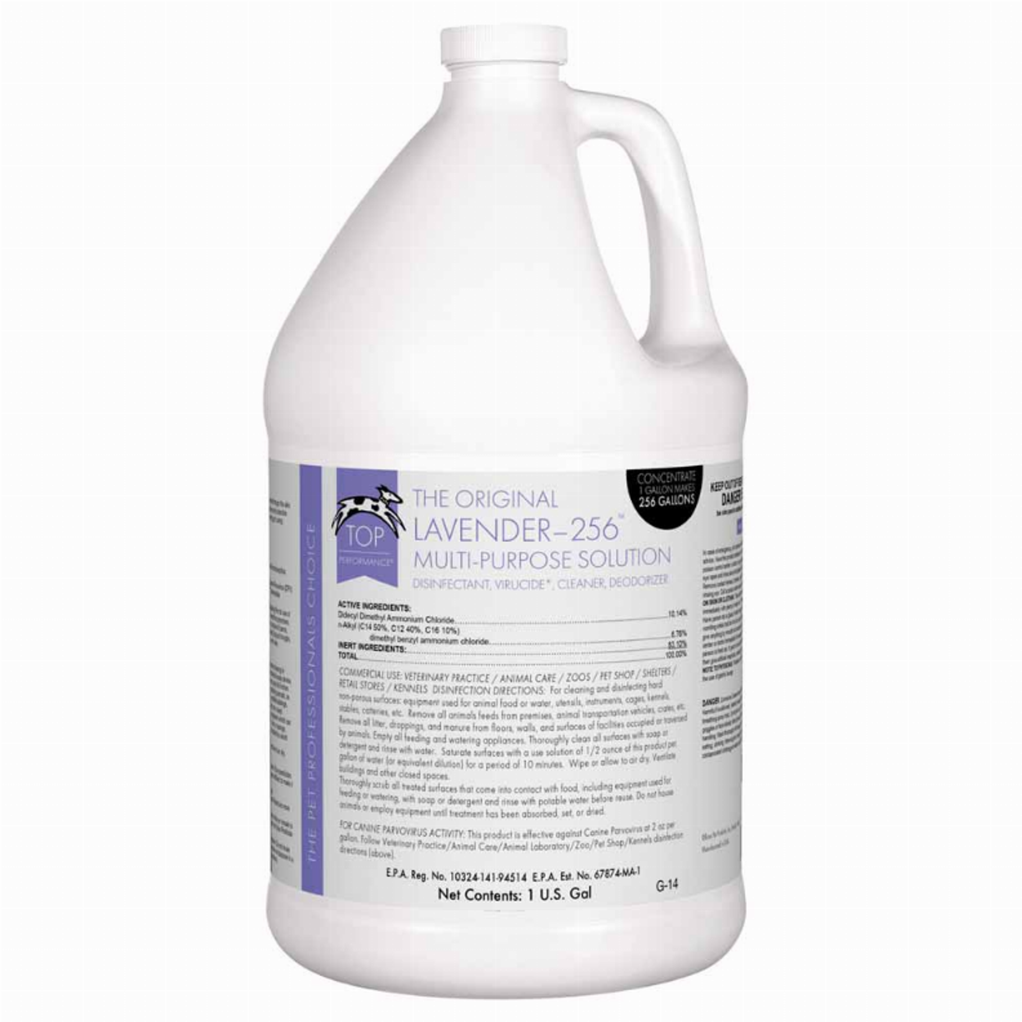 TP 256 Disinfectant Lavender Gallon Image 1