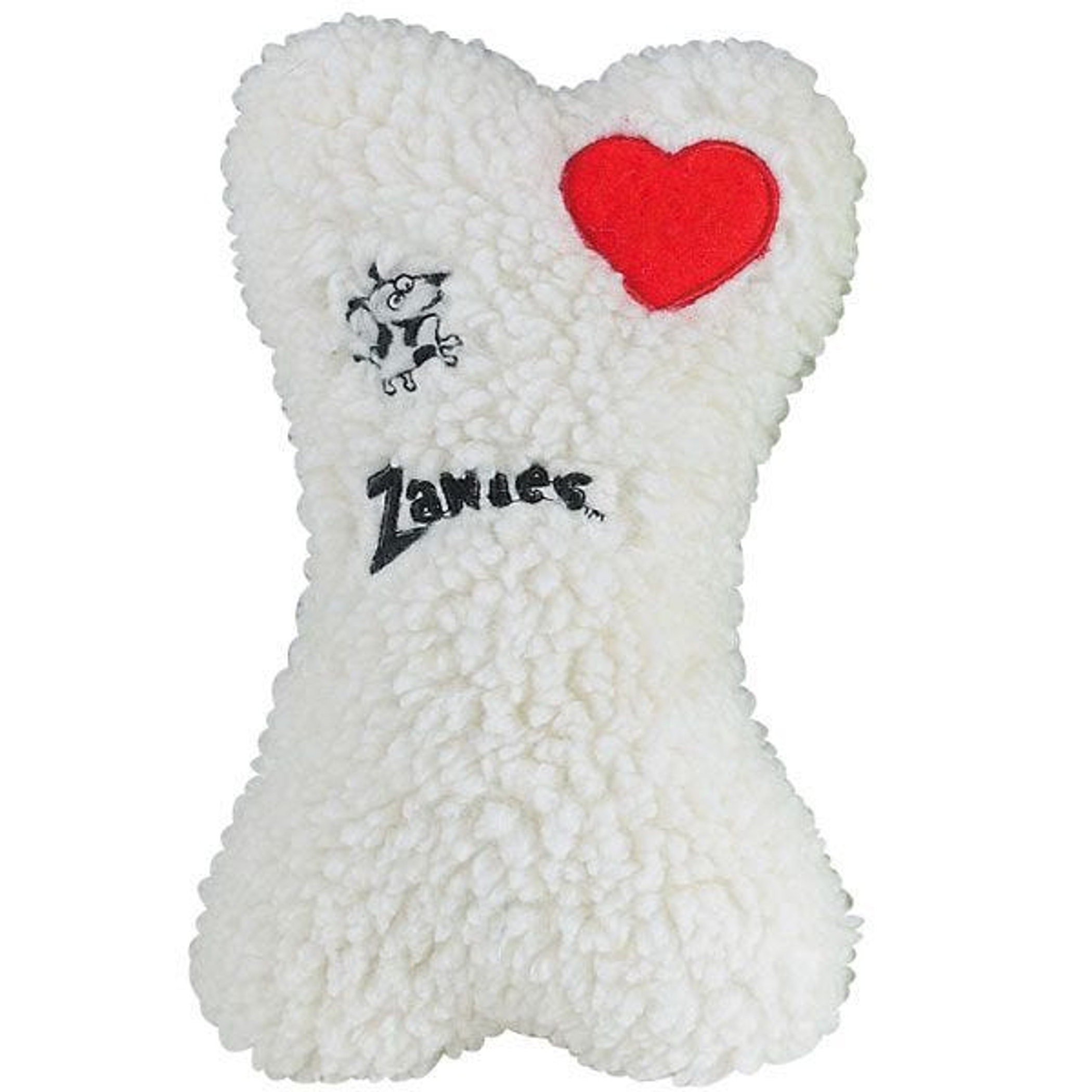 ZA Embroidered Berber Bone 8In Wht Image 1