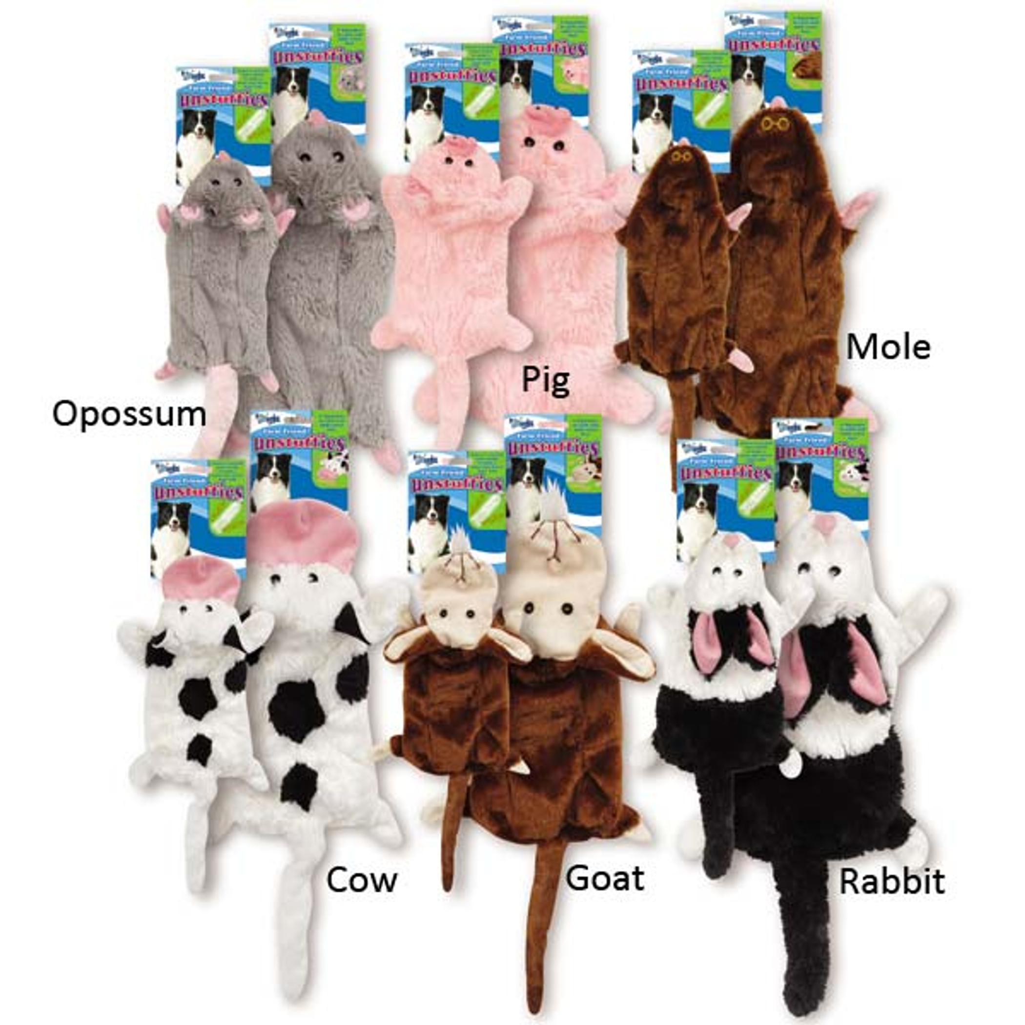 GR Farm Friend Unstuffies Opossum S Image 1