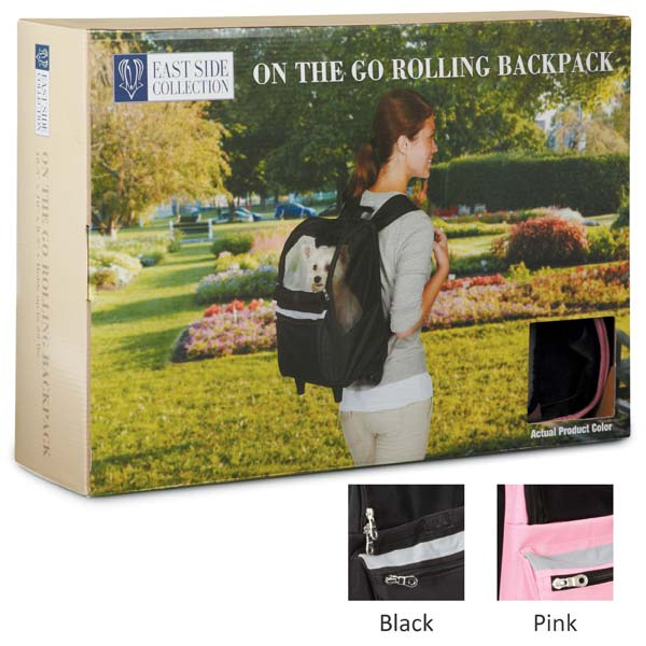 ES On the Go Rolling Backpack Blk Image 1