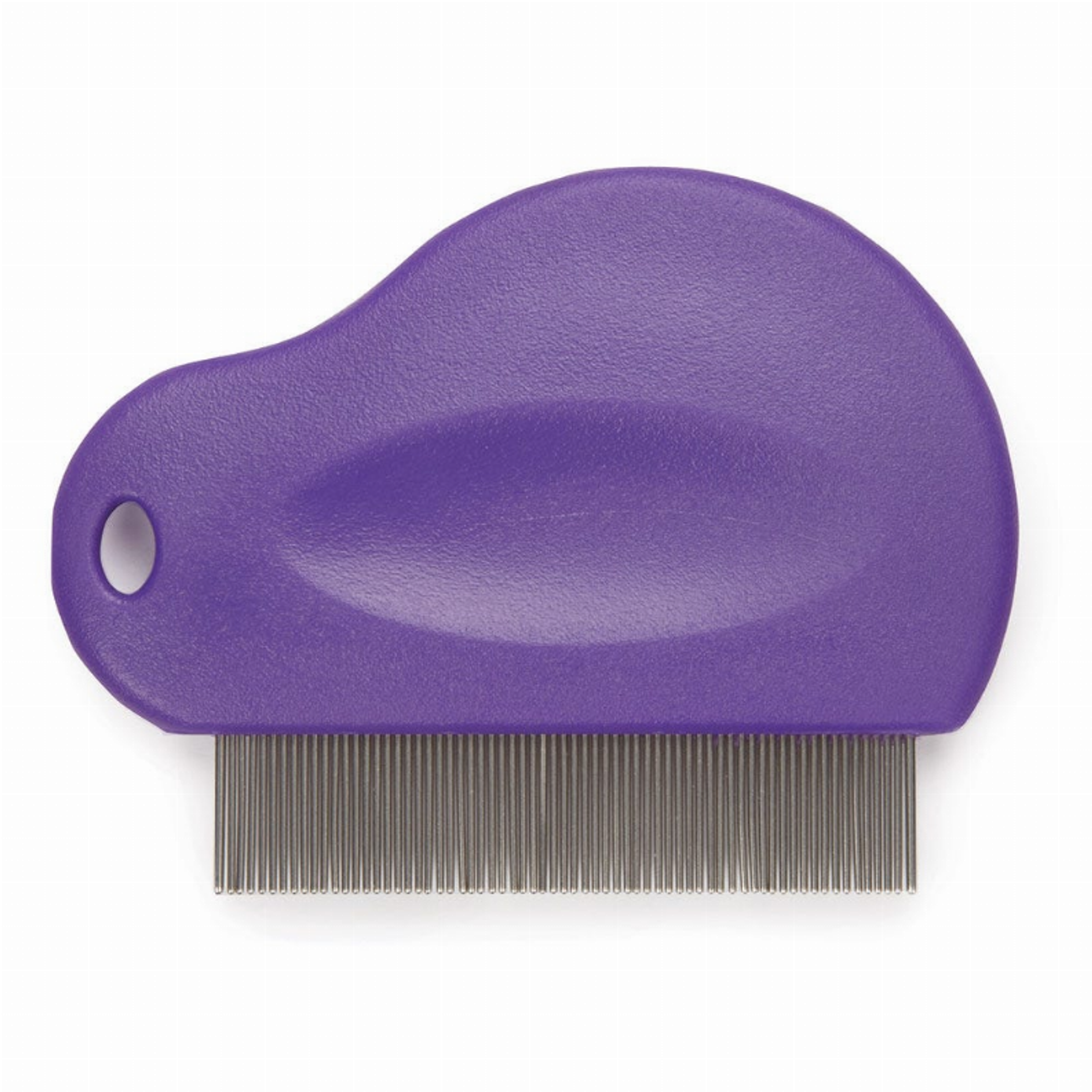 MG Contoured Grip Flea Comb Pur Image 1