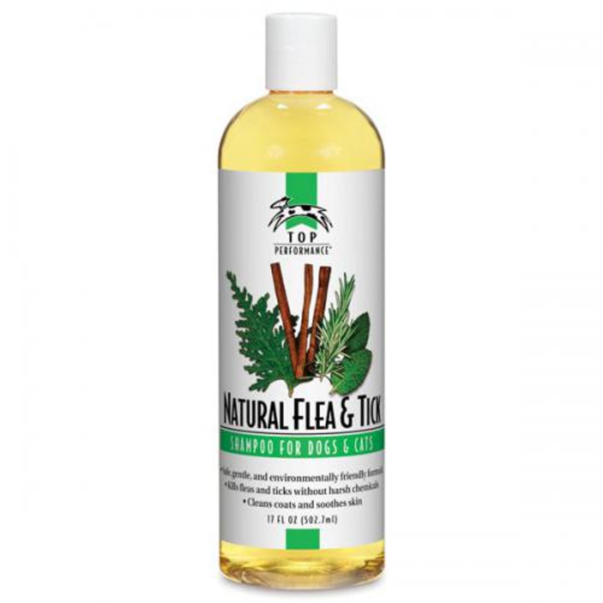 Top Performance Natural Flea&Tick Shampoo 17oz Image 1