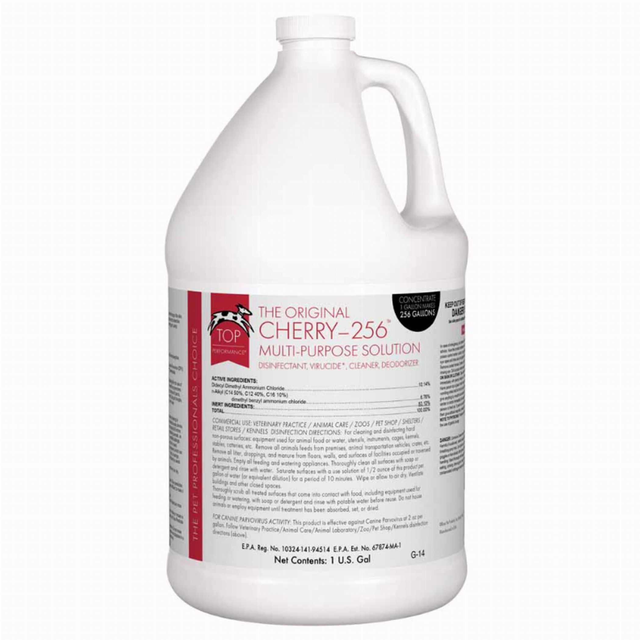 TP 256 Disinfectant Cherry Gallon Image 1