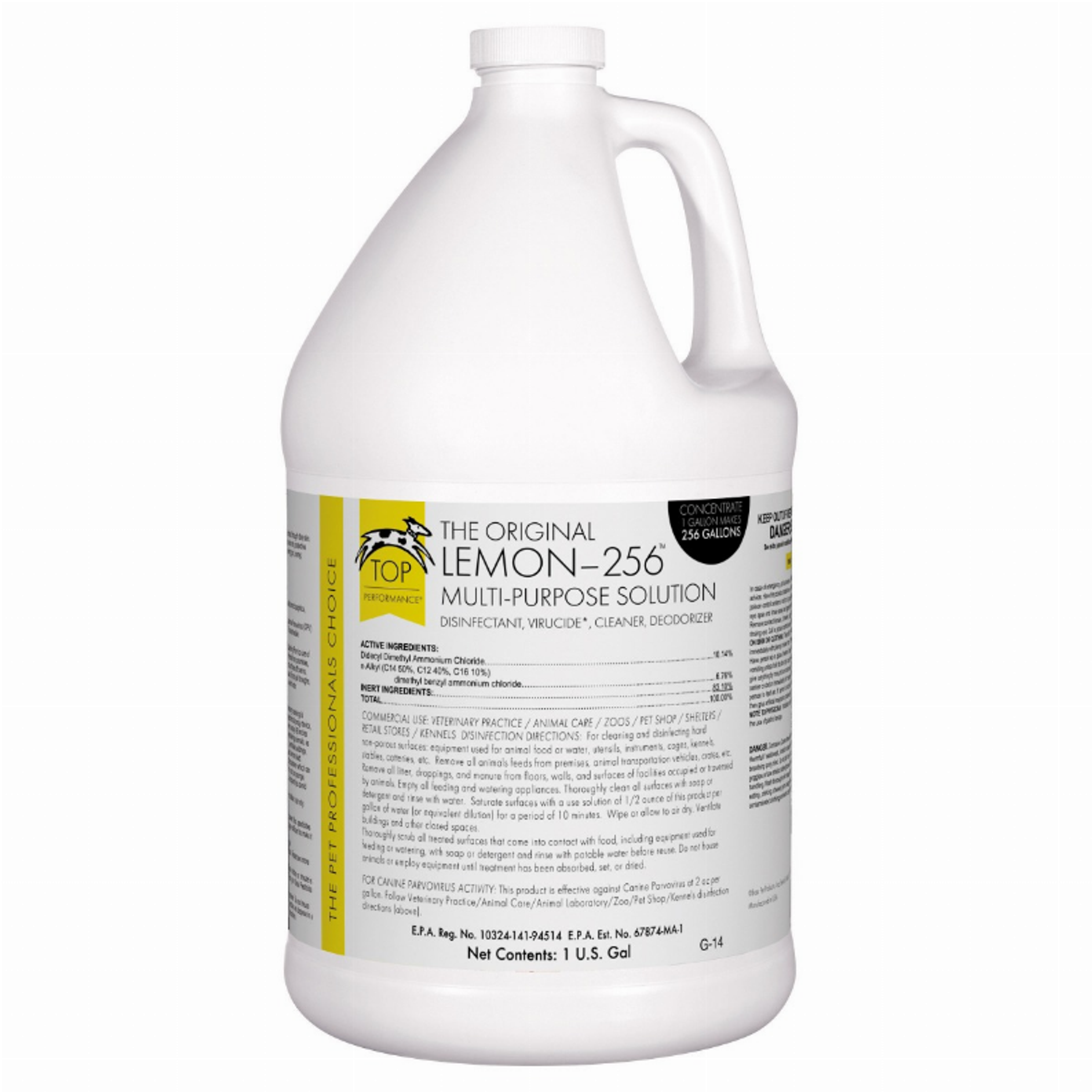 TP 256 Disinfectant Lemon Gallon Image 1