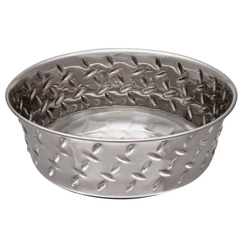 LP 3 Qt Diamond Plated Bowl Image 1
