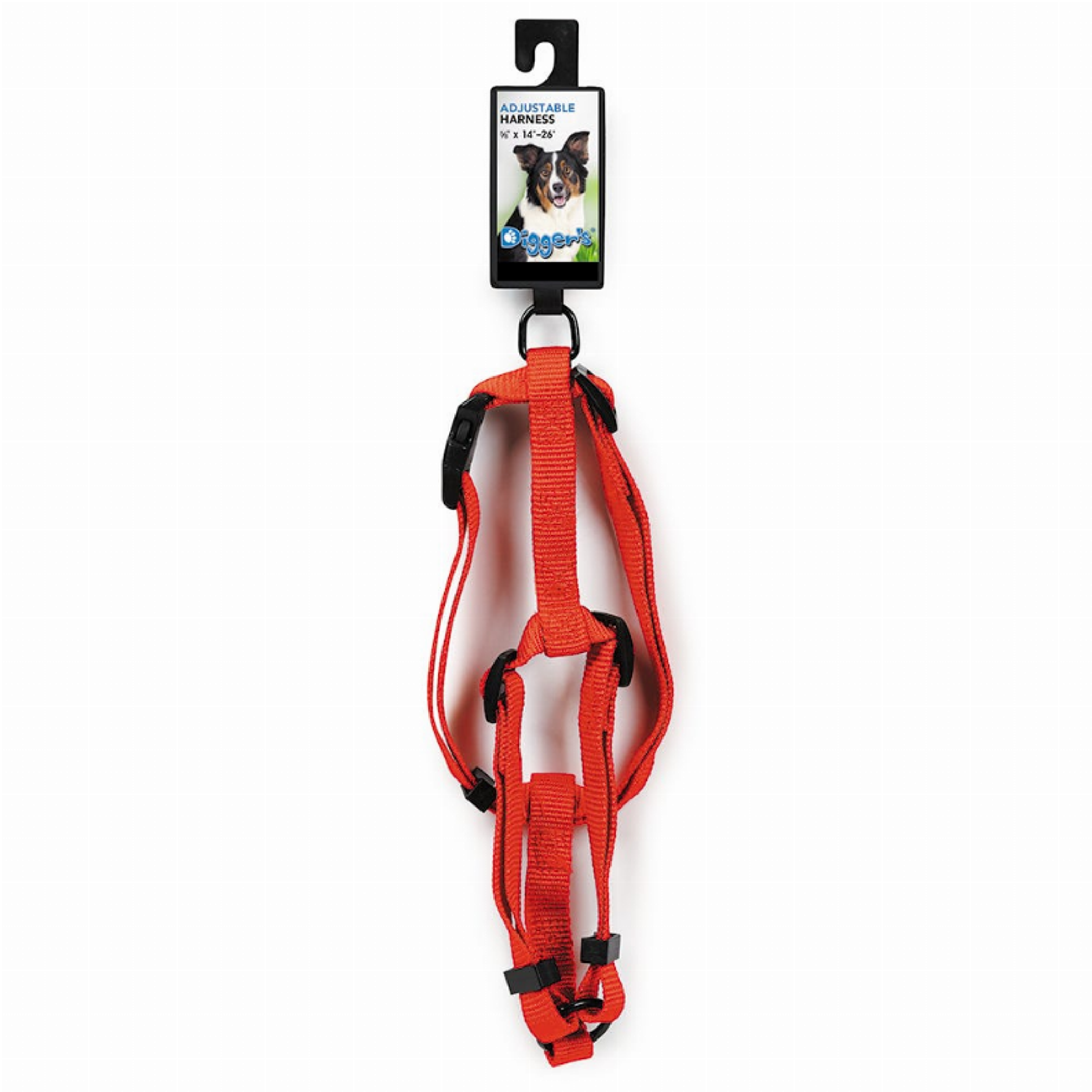 DGR 5/8in Adjustable Harness Neon Org Image 1