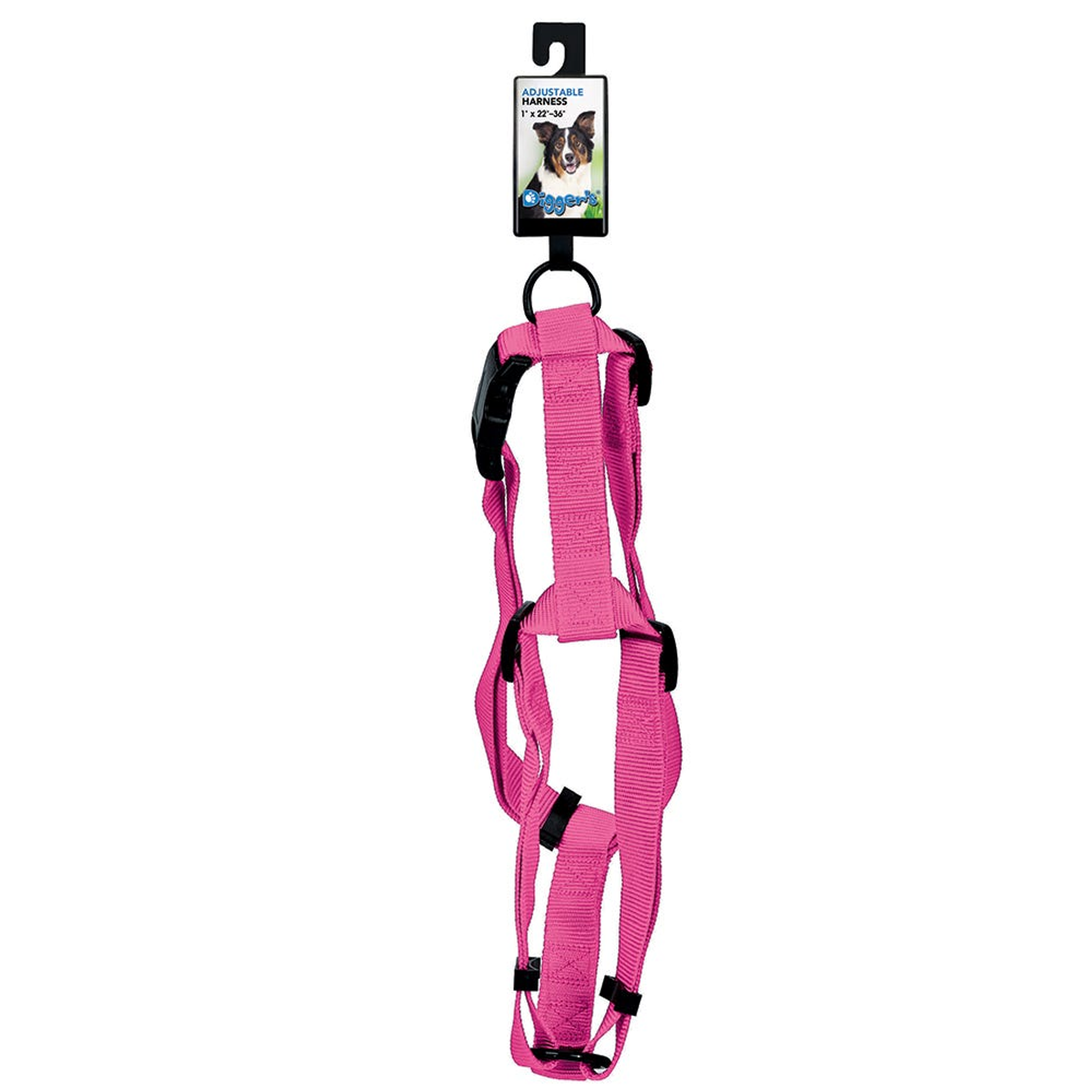 DGR 1in Adjustable Harness Neon Pink Image 1
